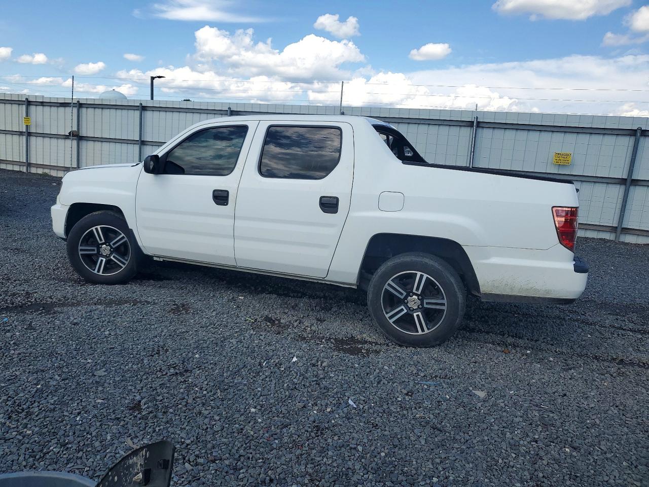 2012 Honda Ridgeline Sport Белый vin: 5FPYK1F7XCB001743