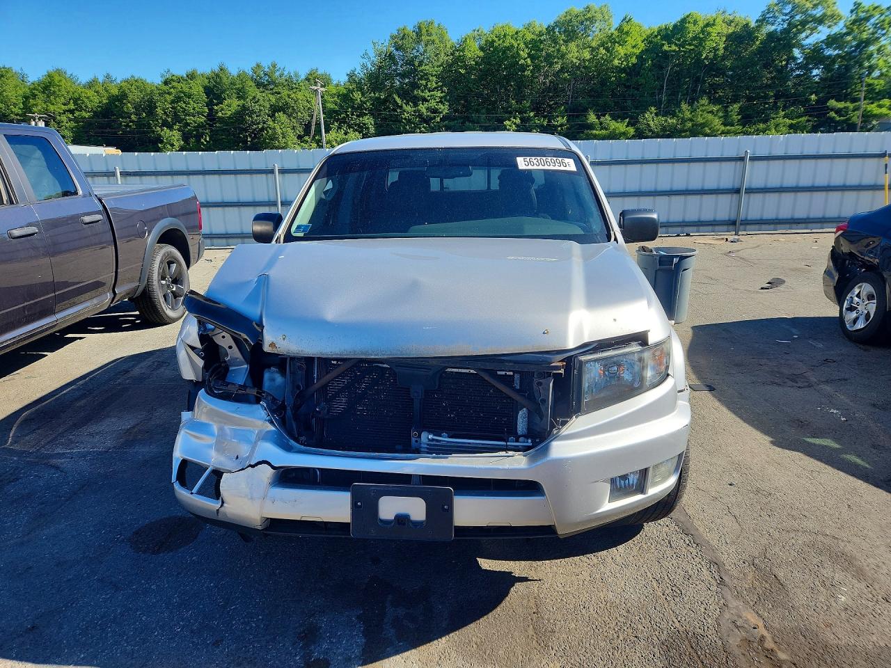 2013 Honda Ridgeline Sport Silver vin: 5FPYK1F7XDB010668