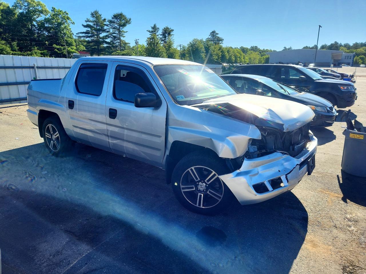 2013 Honda Ridgeline Sport Silver vin: 5FPYK1F7XDB010668