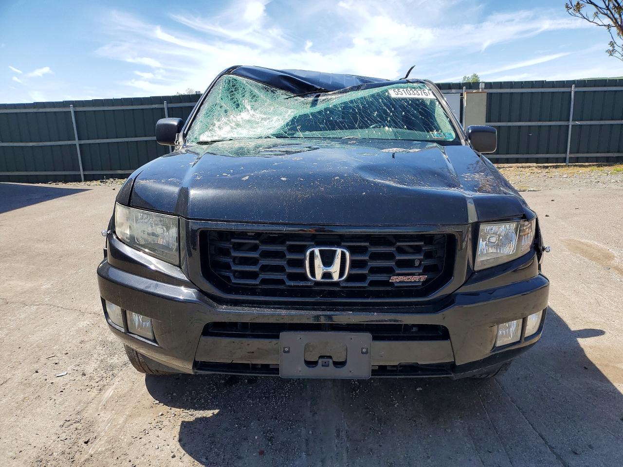 2014 Honda Ridgeline Sport Black vin: 5FPYK1F7XEB014706