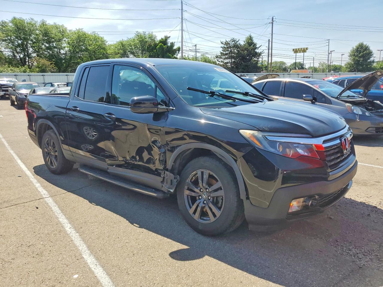 2017 Honda Ridgeline Sport Black vin: 5FPYK2F16HB008245