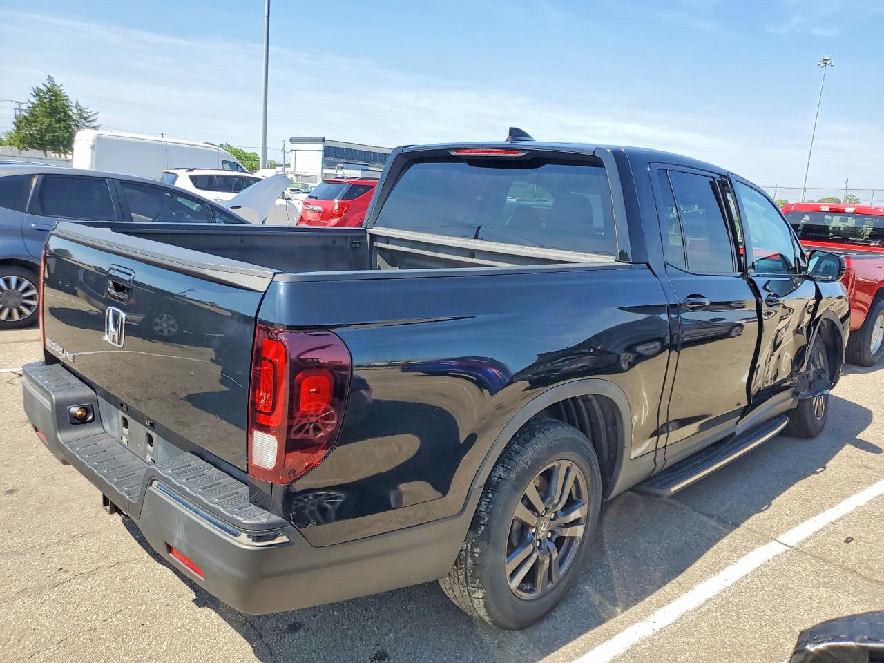 2017 Honda Ridgeline Sport Black vin: 5FPYK2F16HB008245
