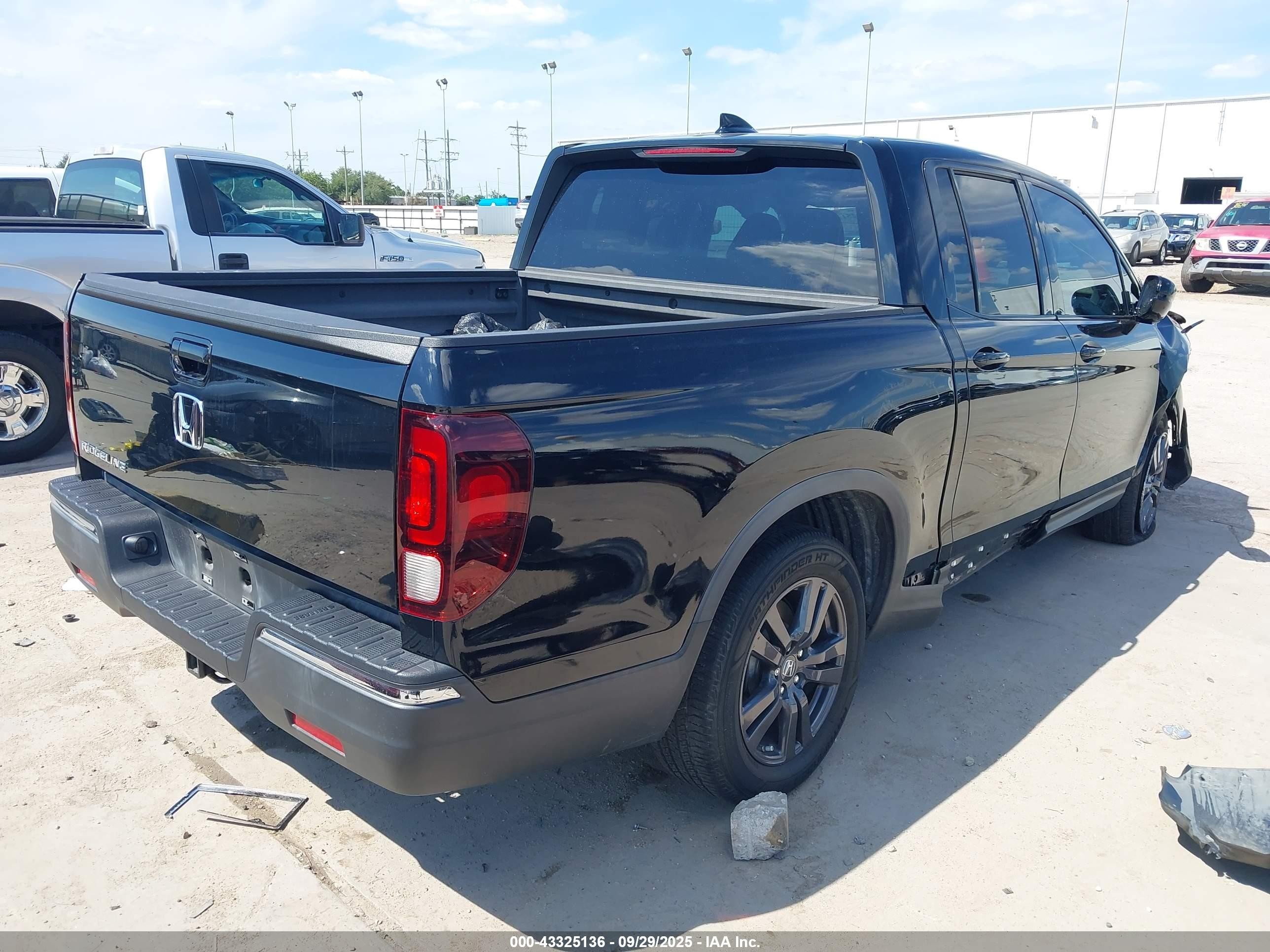 2018 Honda Ridgeline Sport Черный vin: 5FPYK2F19JB000968