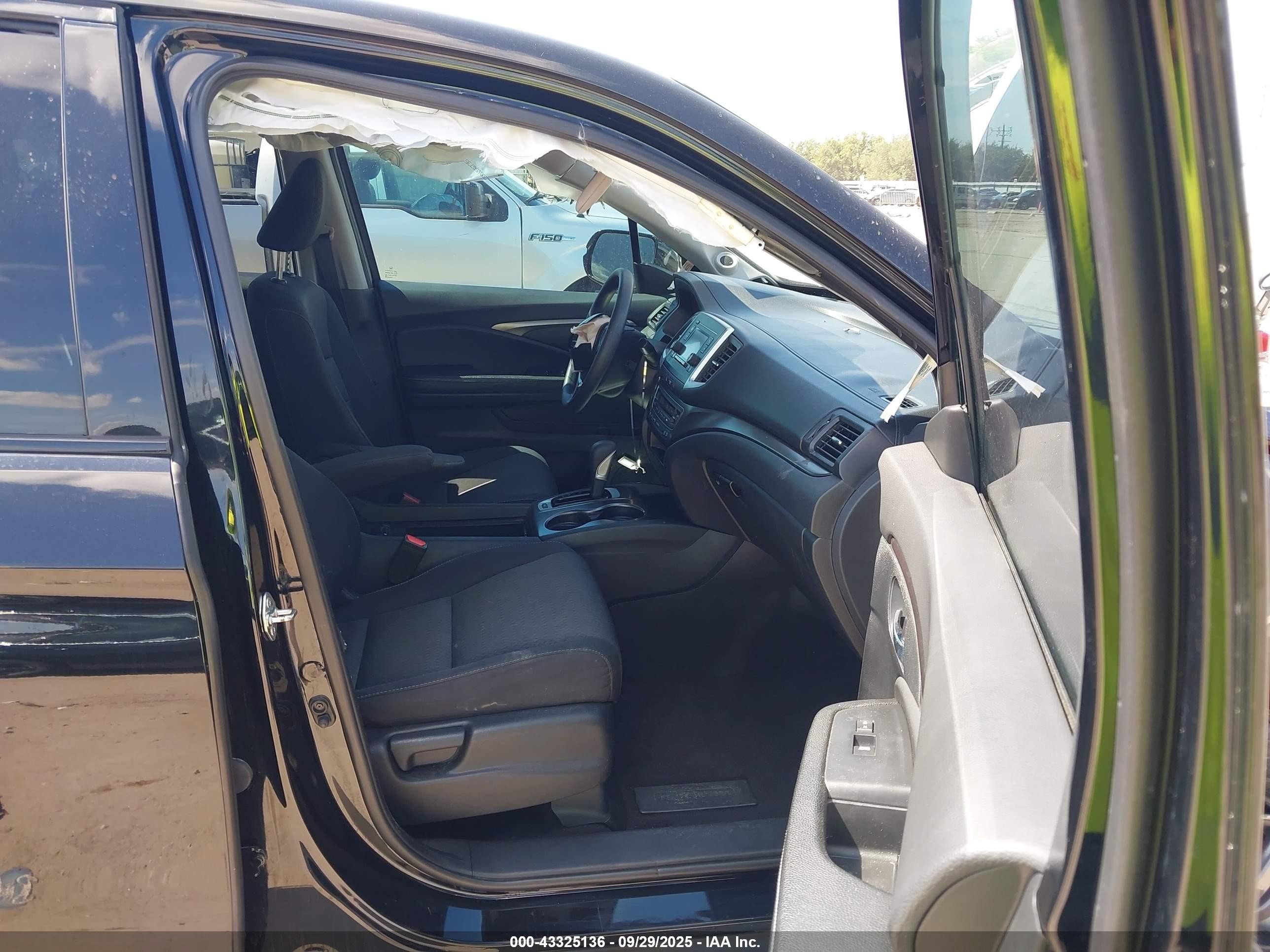 2018 Honda Ridgeline Sport Черный vin: 5FPYK2F19JB000968