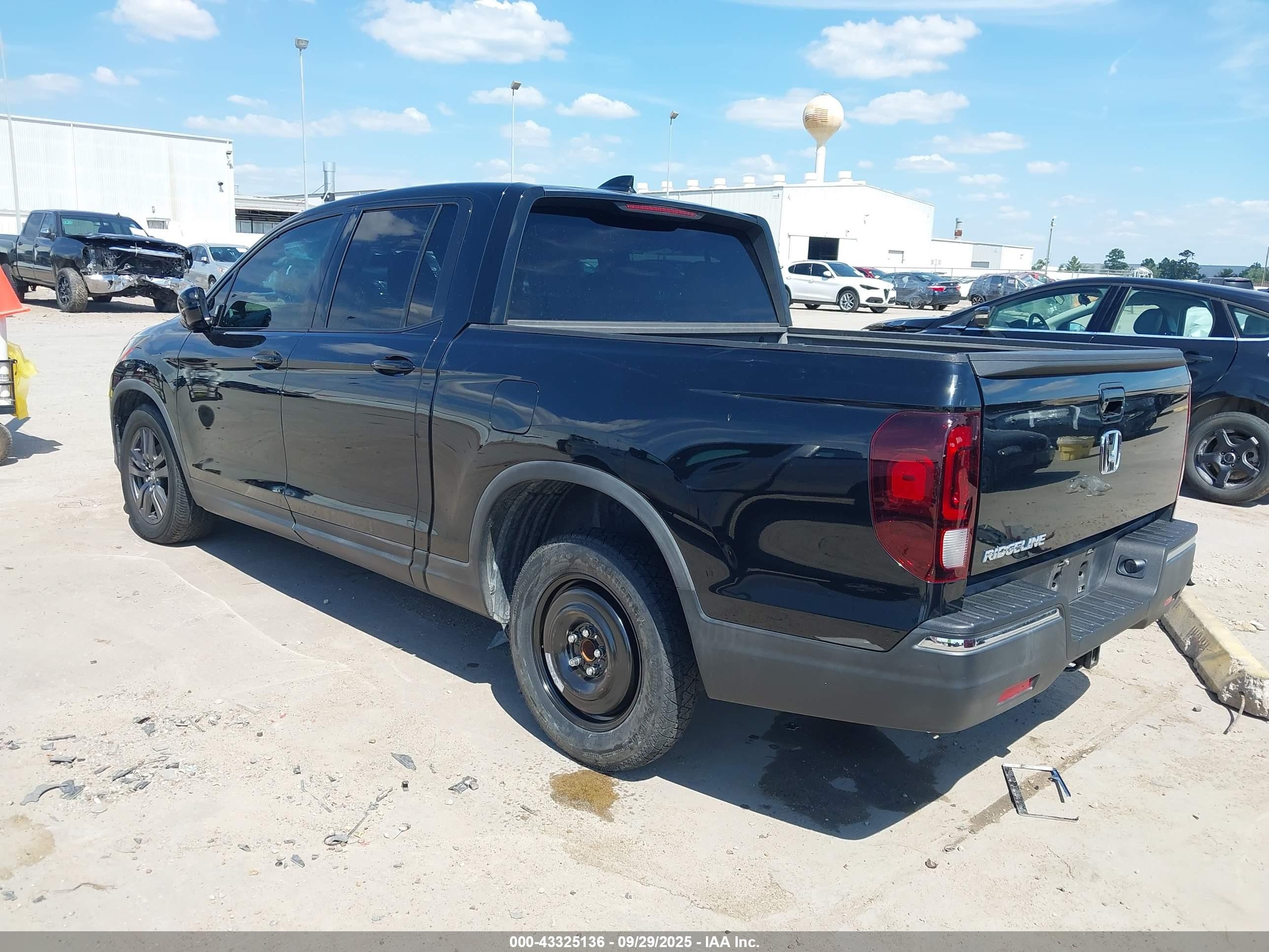 2018 Honda Ridgeline Sport Черный vin: 5FPYK2F19JB000968
