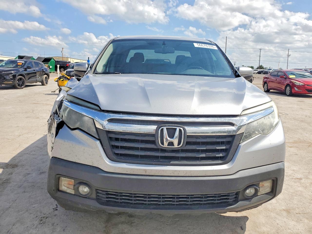 2017 Honda Ridgeline Rtl Gray vin: 5FPYK2F64HB009406