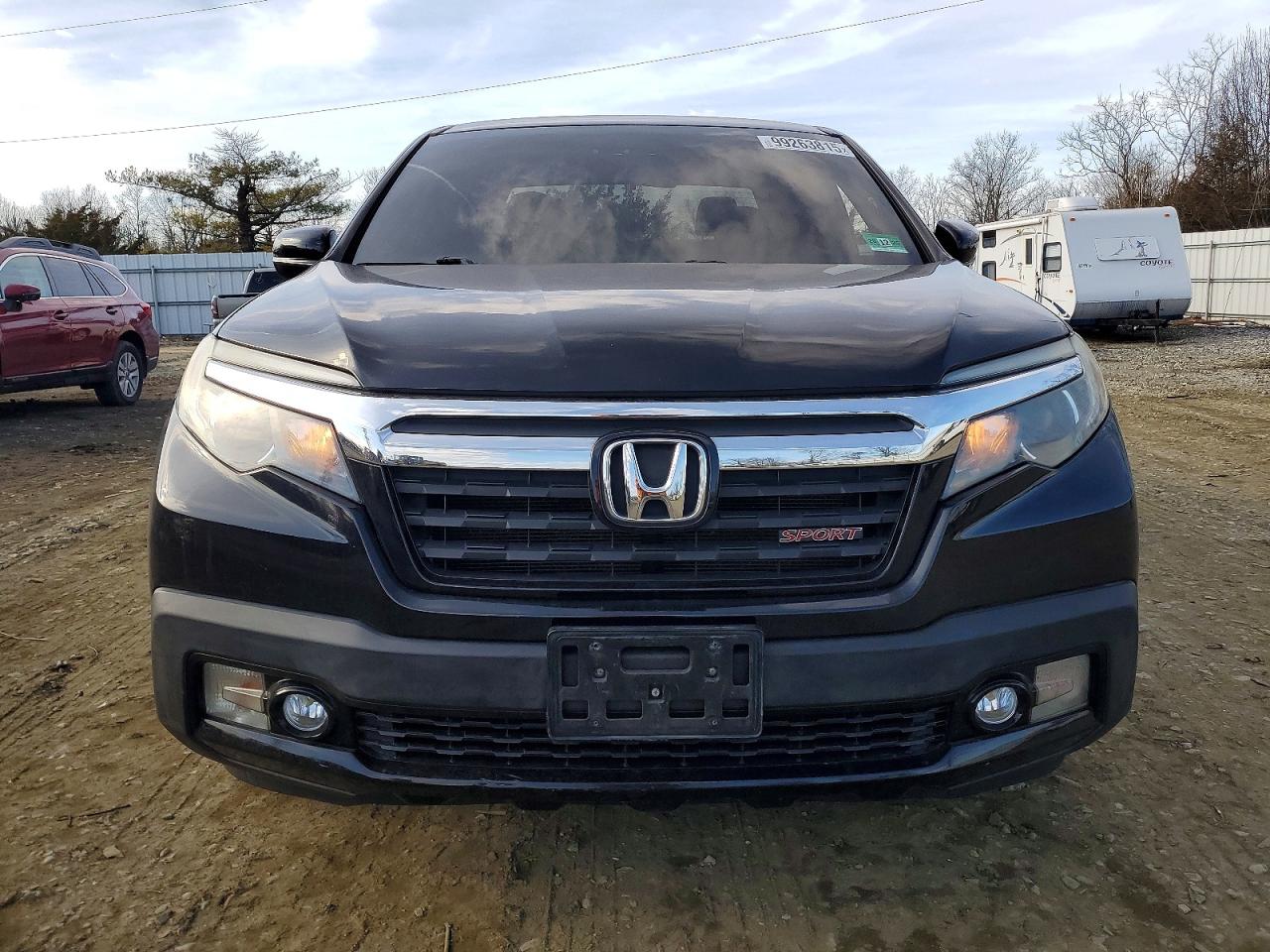 2017 Honda Ridgeline Sport Черный vin: 5FPYK3F10HB013902