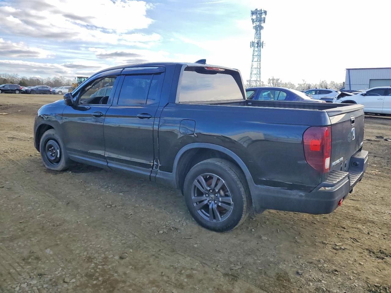 2017 Honda Ridgeline Sport Черный vin: 5FPYK3F10HB013902