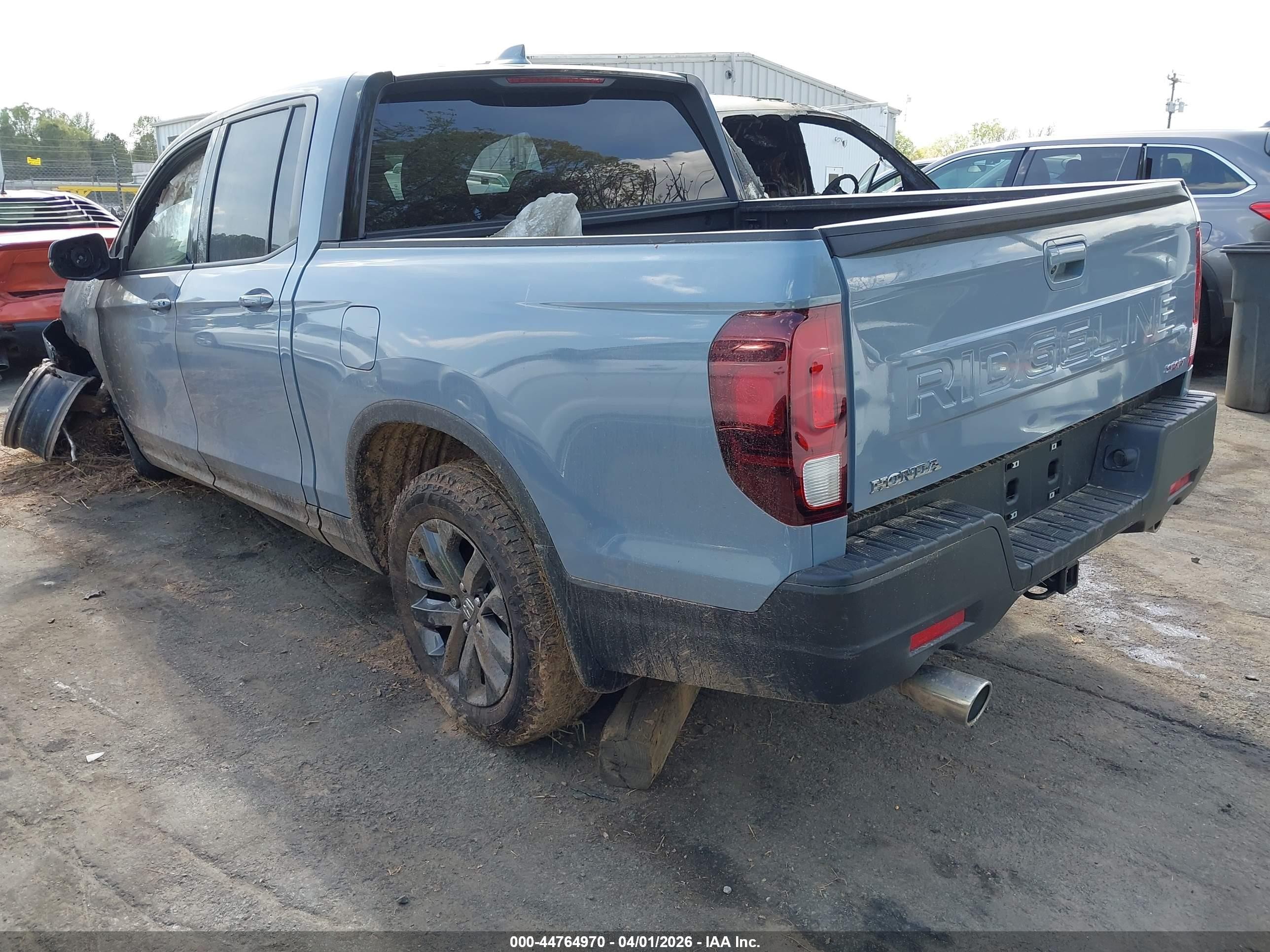 2025 Honda Ridgeline Sport Blue vin: 5FPYK3F11SB031493