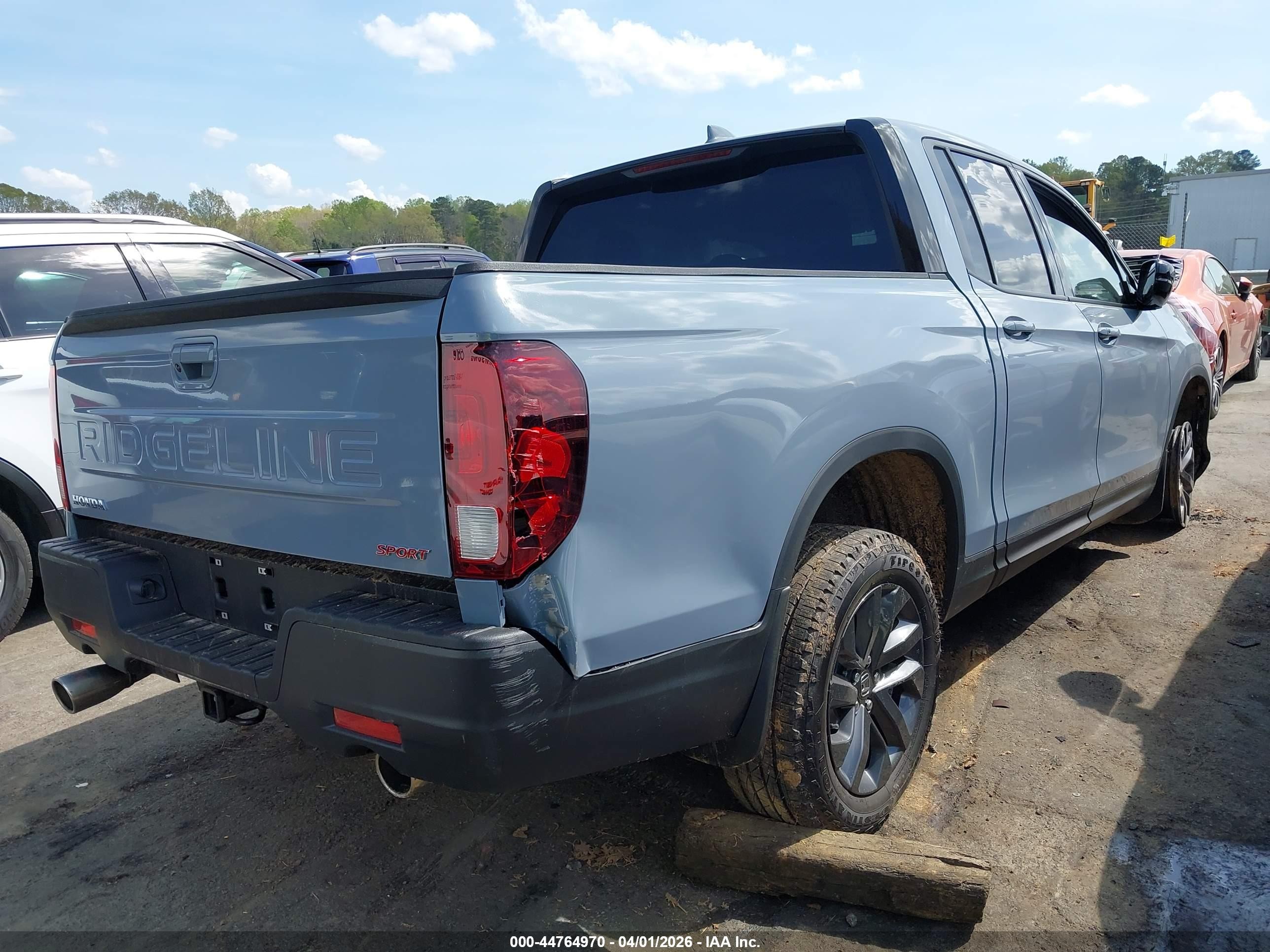 2025 Honda Ridgeline Sport Blue vin: 5FPYK3F11SB031493