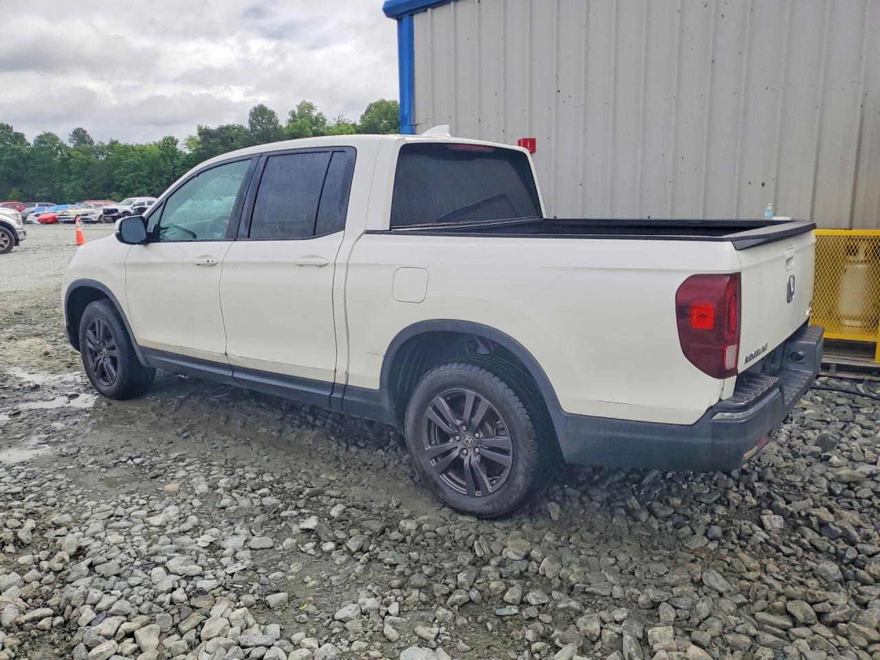 2019 Honda Ridgeline Sport White vin: 5FPYK3F12KB030644