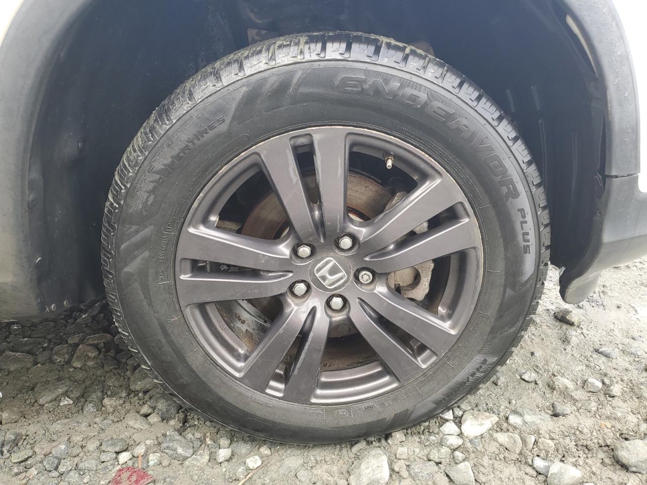 2019 Honda Ridgeline Sport White vin: 5FPYK3F12KB030644 Damage: Right Front Wheel, Curb Rash, > 12 Inches