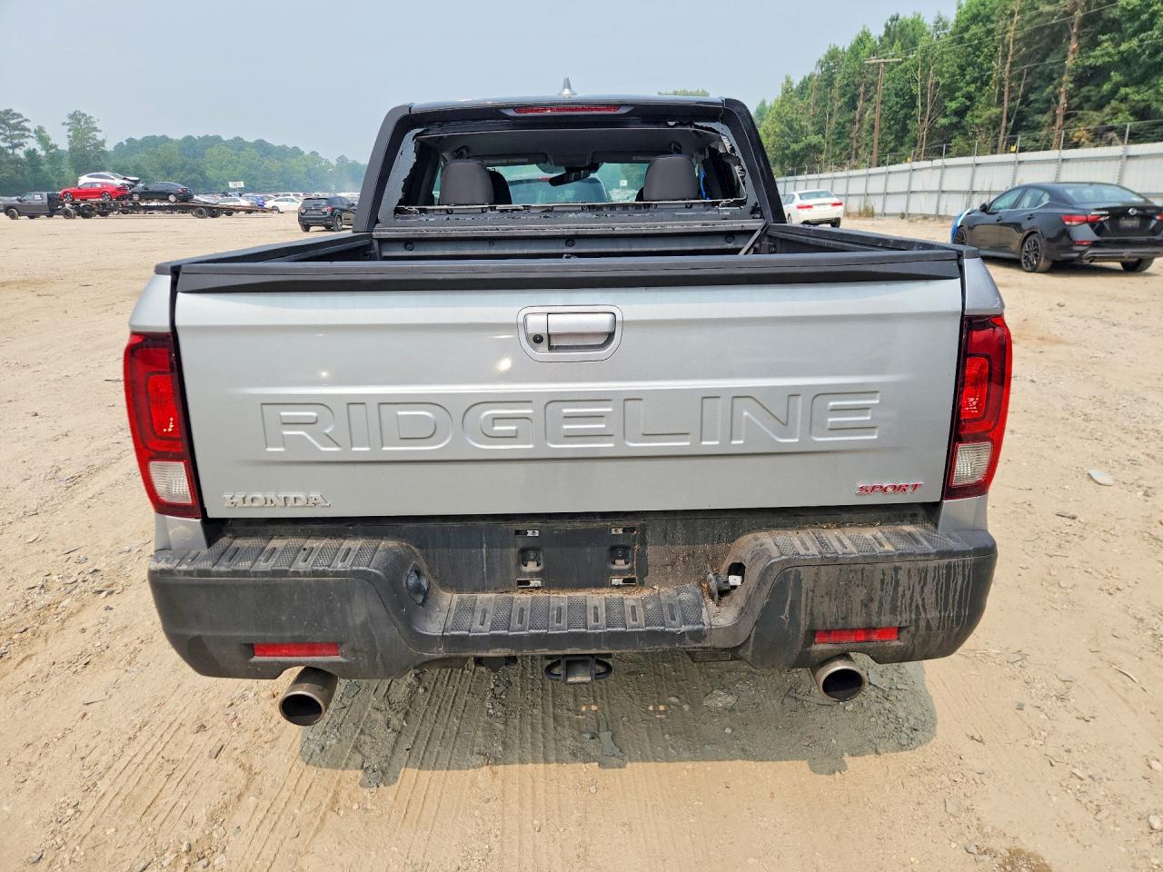 2025 Honda Ridgeline Sport Серебряный vin: 5FPYK3F15SB012719