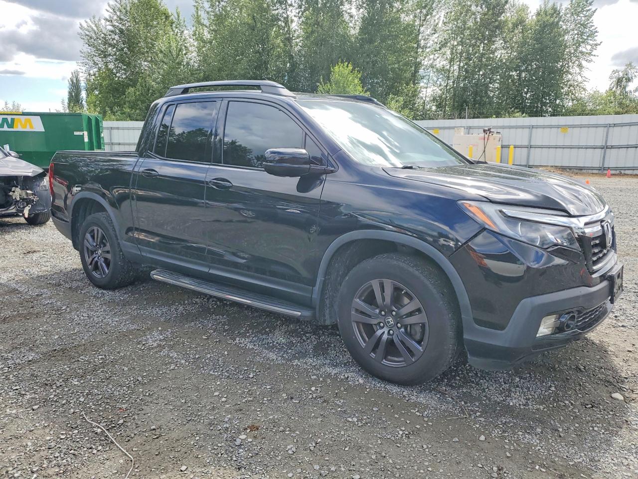 2017 Honda Ridgeline Sport Черный vin: 5FPYK3F16HB021907
