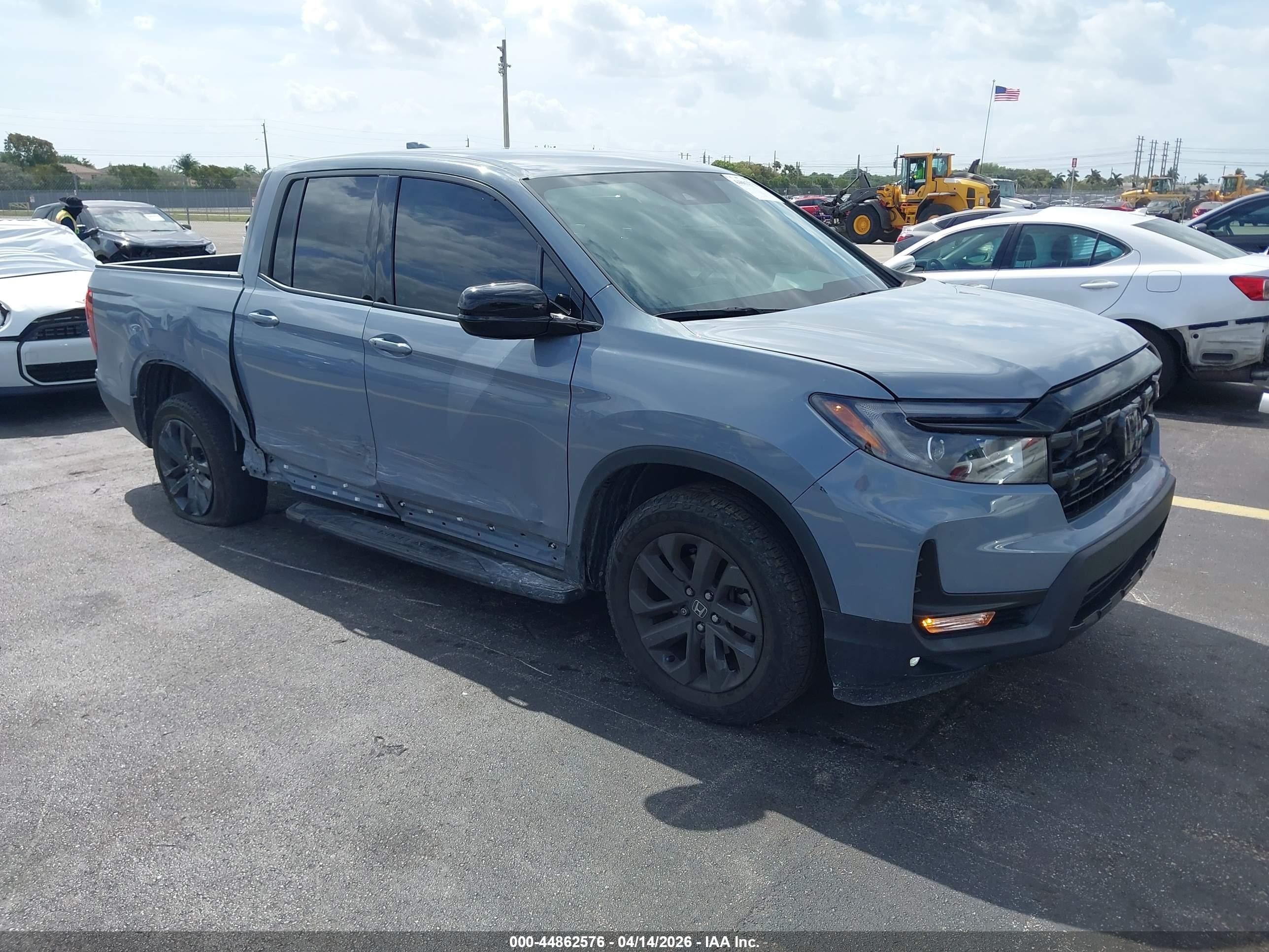2024 Honda Ridgeline Sport Gray vin: 5FPYK3F16RB031693