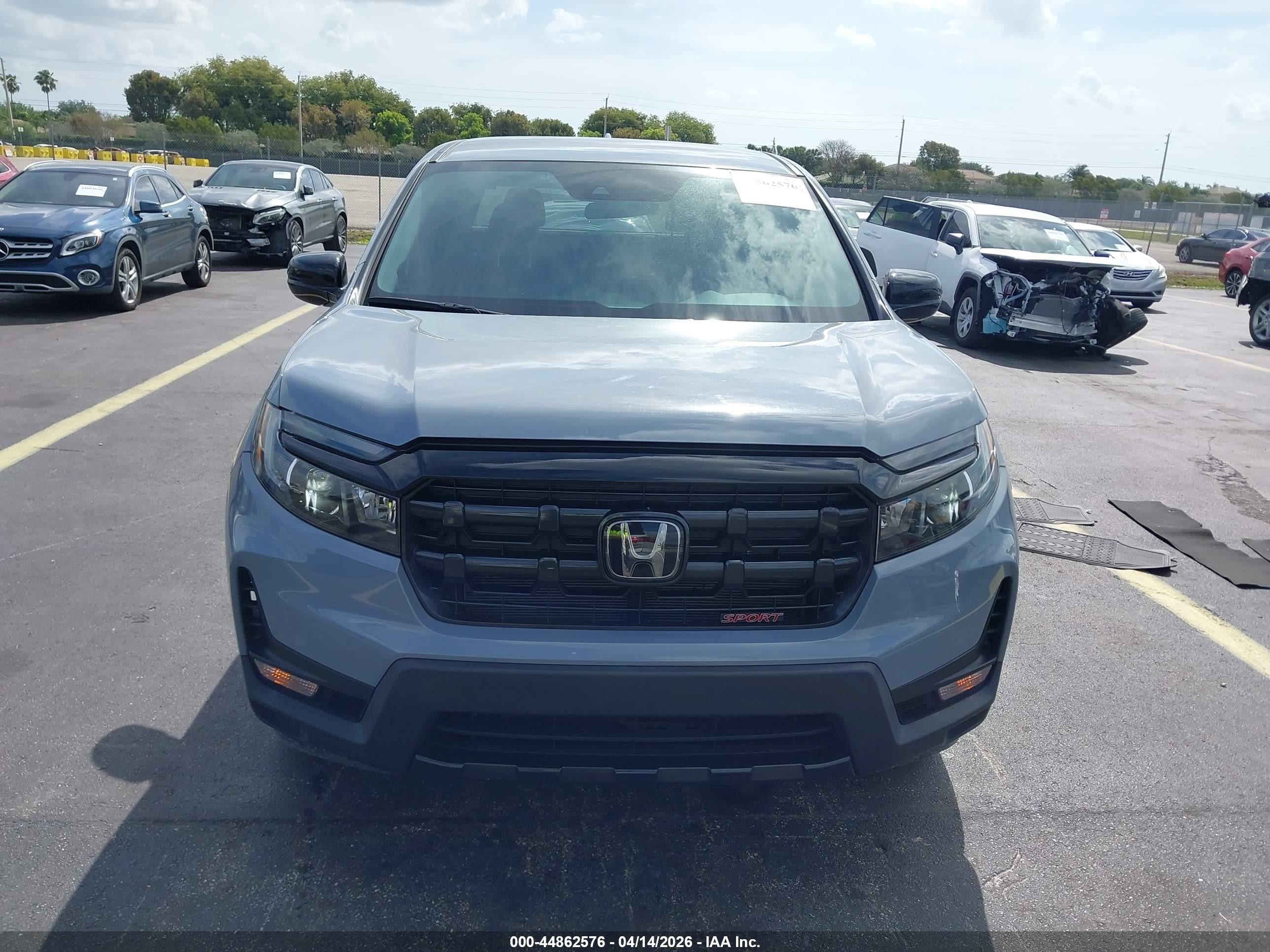 2024 Honda Ridgeline Sport Gray vin: 5FPYK3F16RB031693