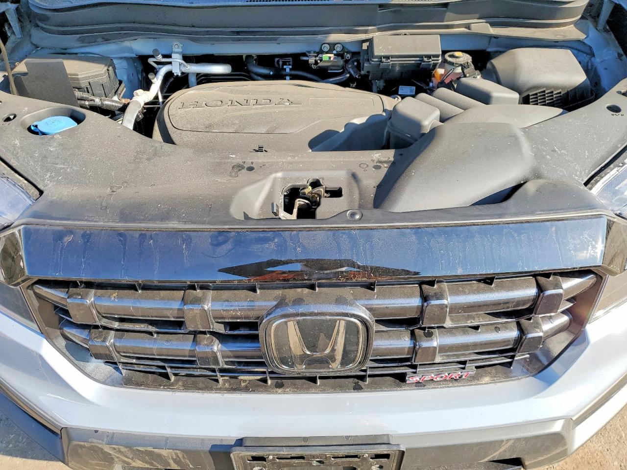 2024 Honda Ridgeline Sport Серый vin: 5FPYK3F17RB032576