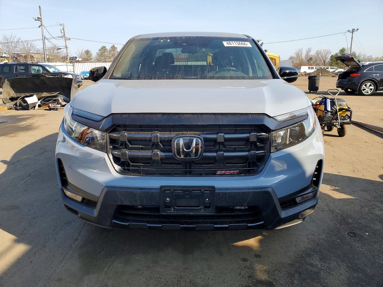 2024 Honda Ridgeline Sport Серый vin: 5FPYK3F17RB032576