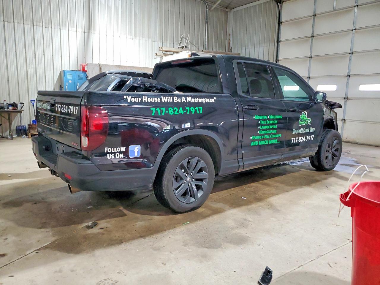 2025 Honda Ridgeline Sport Черный vin: 5FPYK3F17SB021759