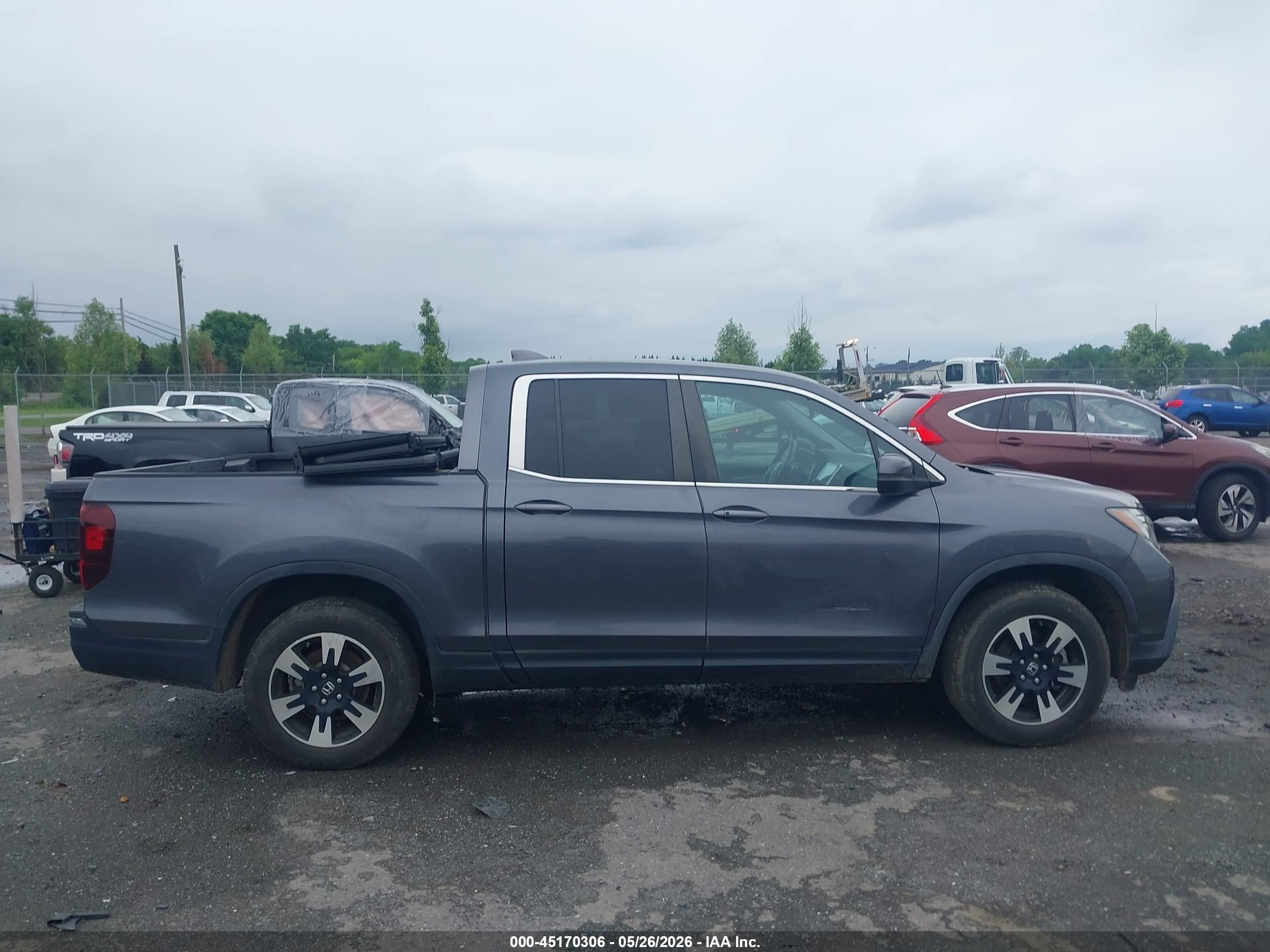 2020 Honda Ridgeline Awd Rtl Gray vin: 5FPYK3F50LB019839