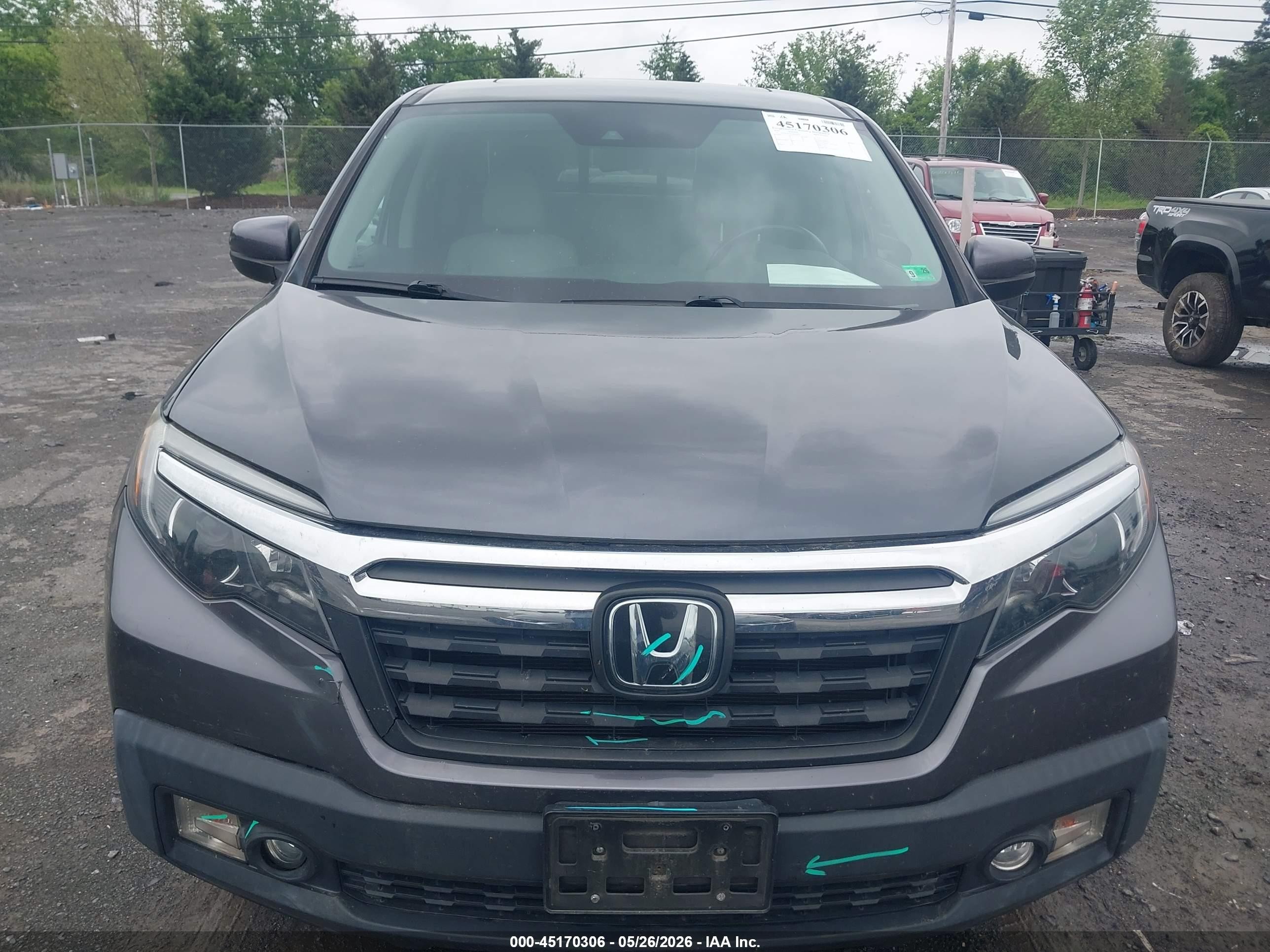 2020 Honda Ridgeline Awd Rtl Gray vin: 5FPYK3F50LB019839