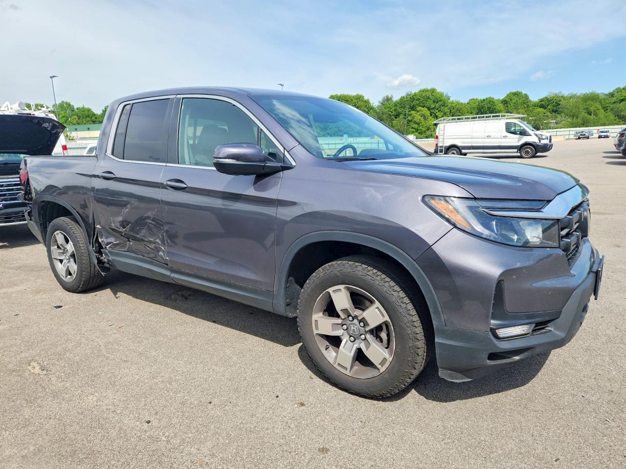 2025 Honda Ridgeline Rtl Серый vin: 5FPYK3F50SB040219