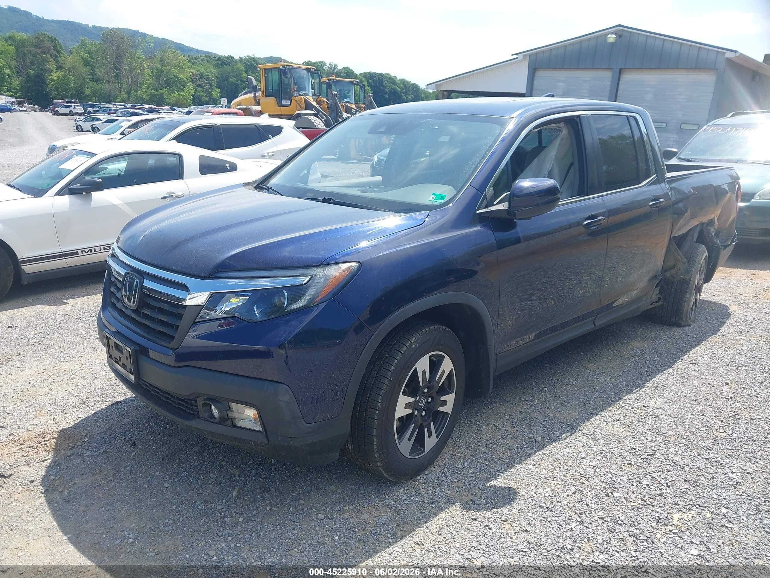 2020 Honda Ridgeline Awd Rtl Blue vin: 5FPYK3F53LB023996