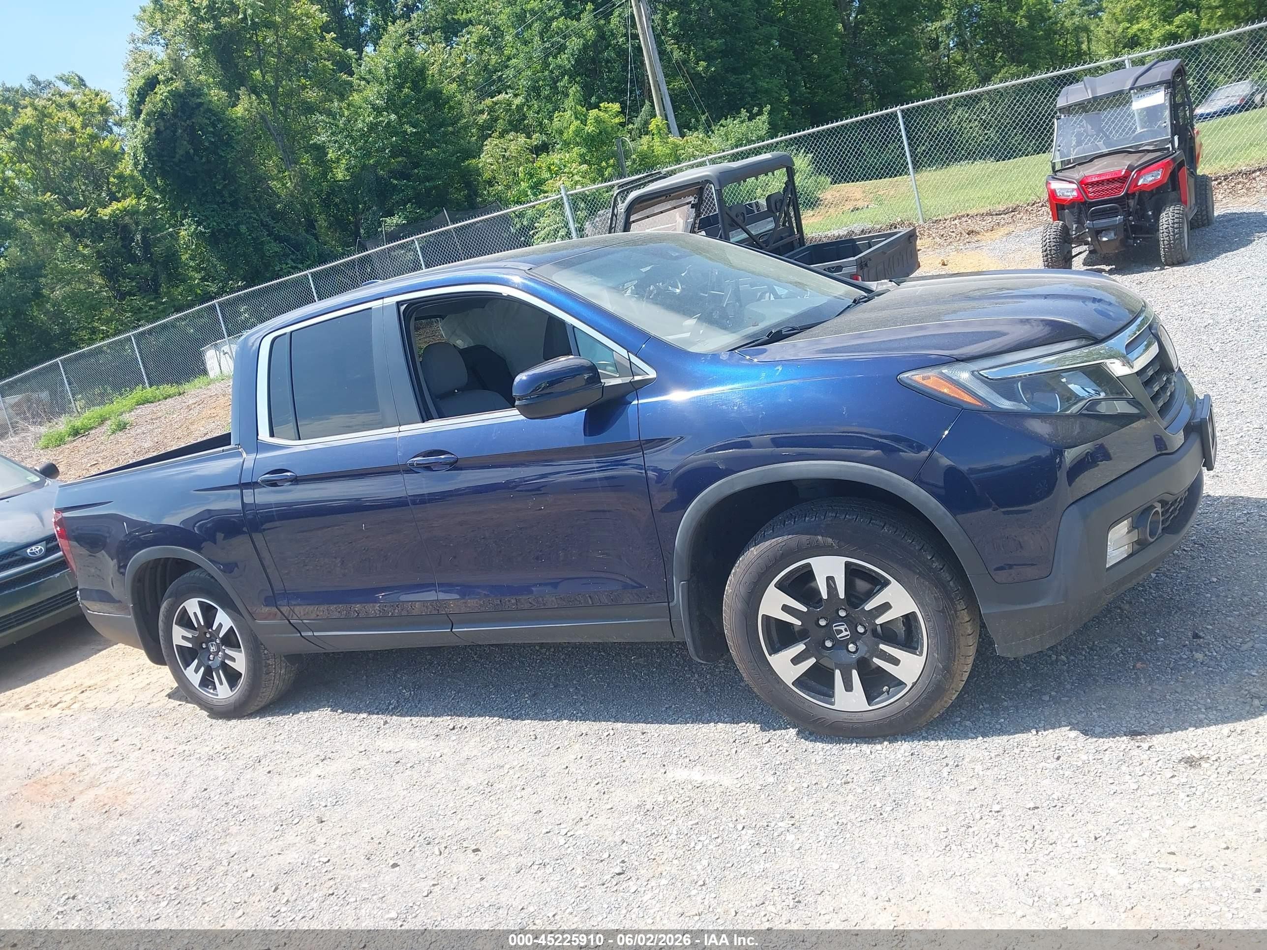 2020 Honda Ridgeline Awd Rtl Blue vin: 5FPYK3F53LB023996