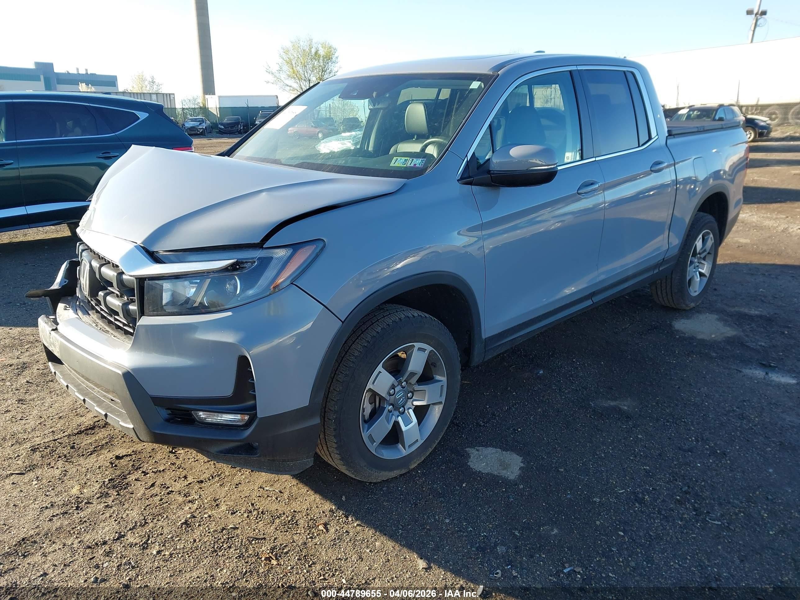 2024 Honda Ridgeline Rtl Light Blue vin: 5FPYK3F57RB027509