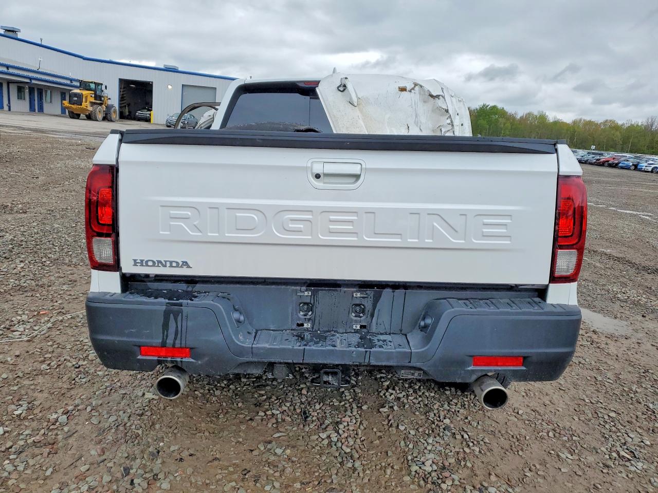 2025 Honda Ridgeline Rtl Белый vin: 5FPYK3F57SB046356