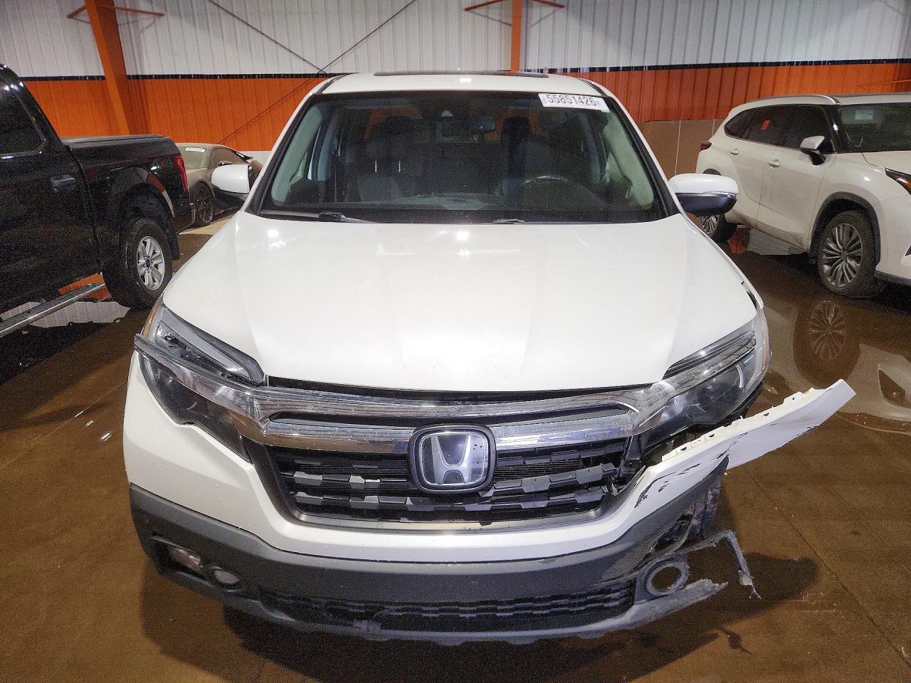 2020 Honda Ridgeline Rtl White vin: 5FPYK3F58LB501846