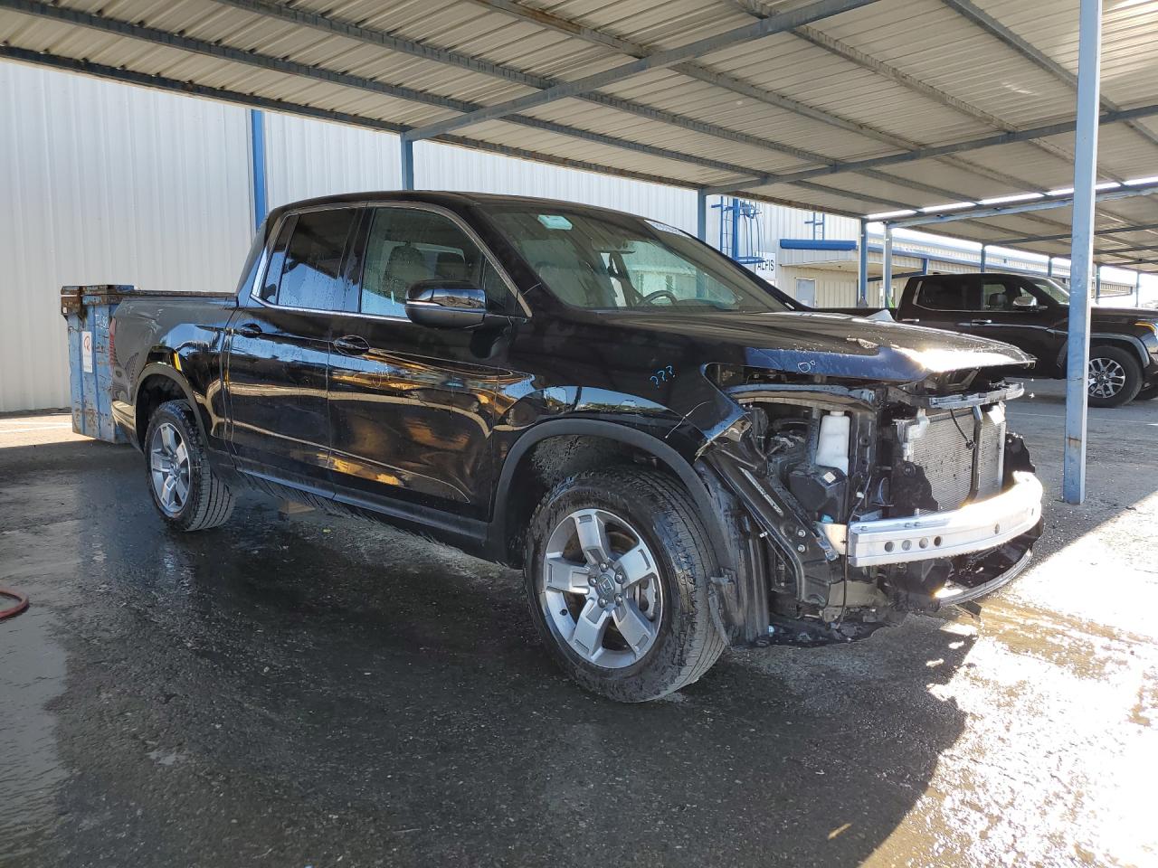 2025 Honda Ridgeline Rtl Black vin: 5FPYK3F58SB036774 Damage: Right Front Fender, Heavy Scratch, 5 To 6 Inches