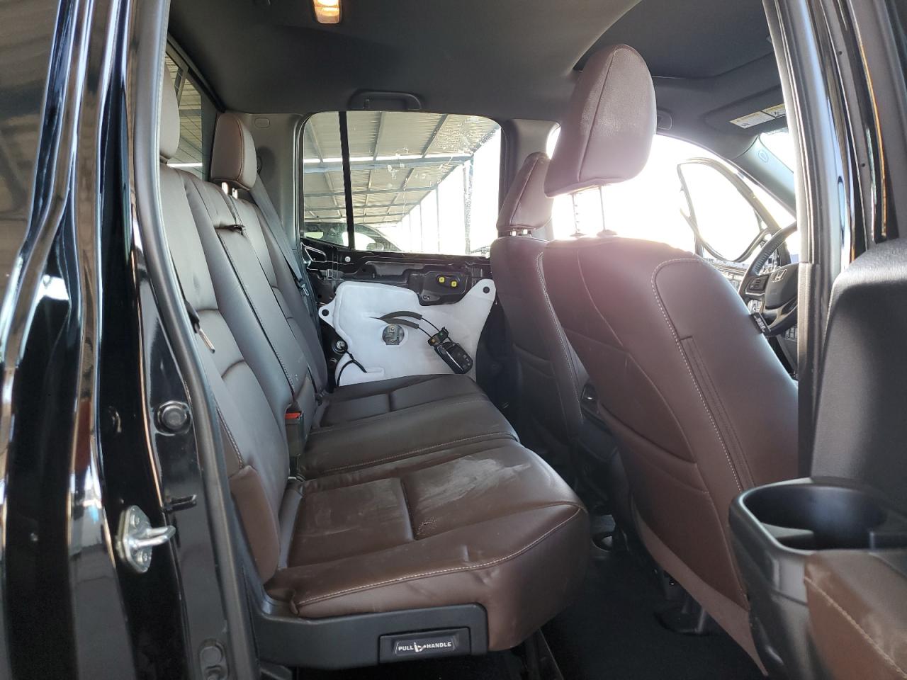 2025 Honda Ridgeline Rtl Black vin: 5FPYK3F58SB036774 Damage: Left Rear Door Panel, Missing, Replacement Required