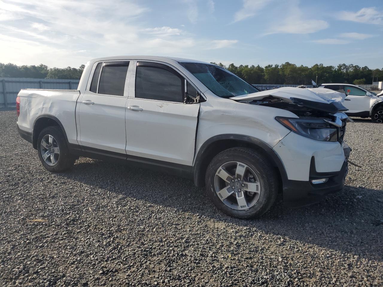 2025 Honda Ridgeline Rtl Белый vin: 5FPYK3F59SB012886