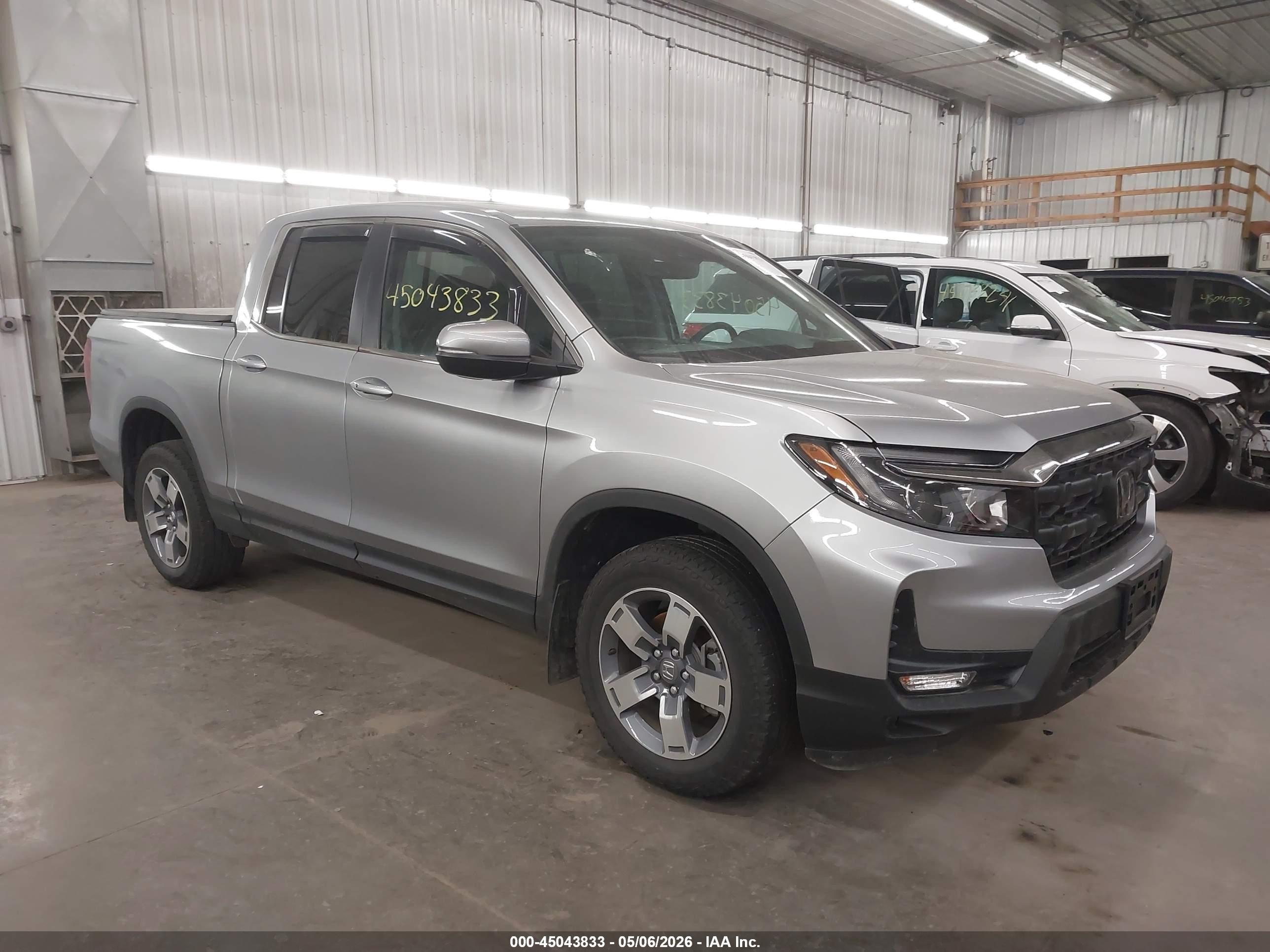 2024 Honda Ridgeline Rtl Серебряный vin: 5FPYK3F5XRB020294