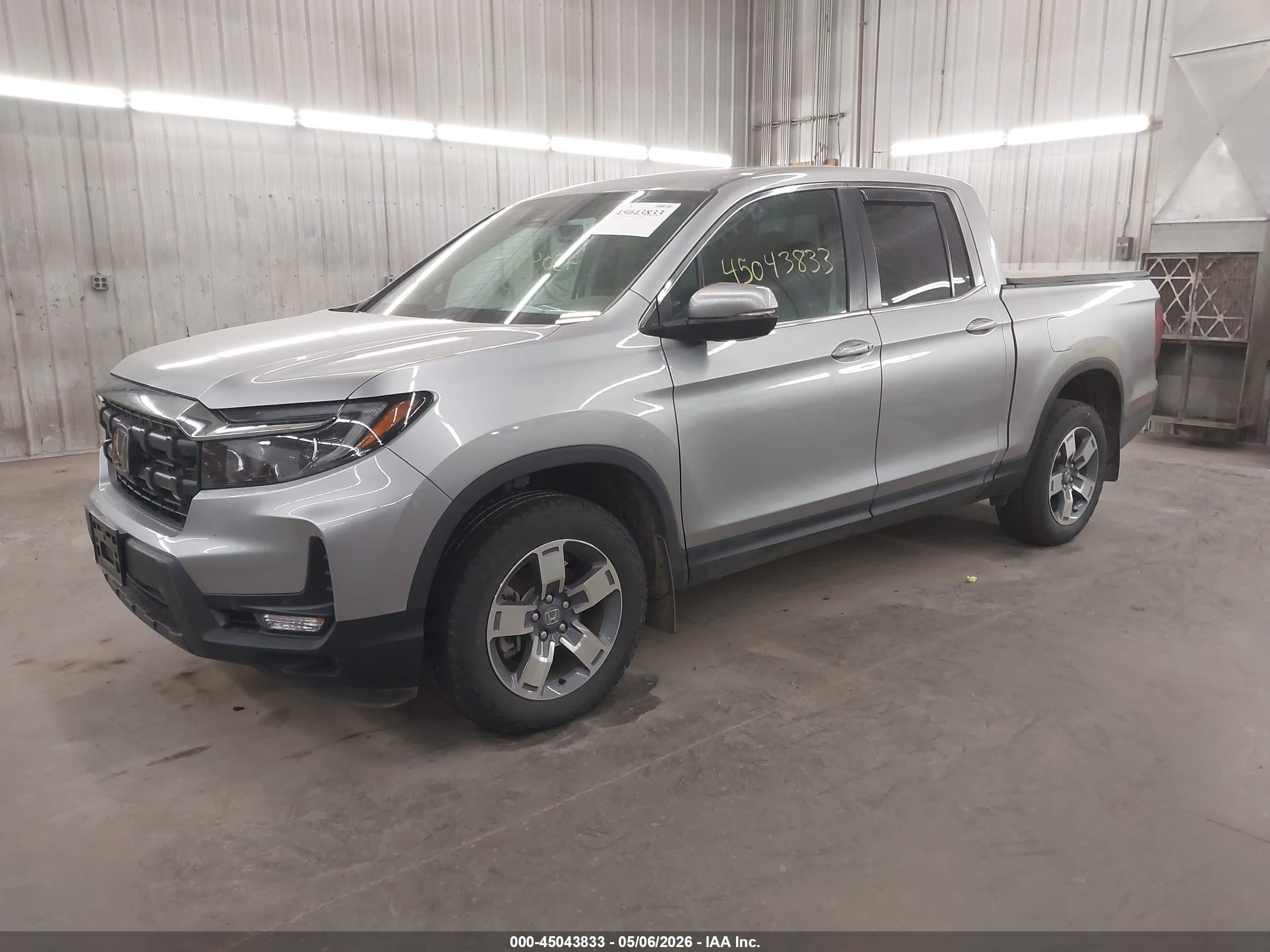 2024 Honda Ridgeline Rtl Серебряный vin: 5FPYK3F5XRB020294