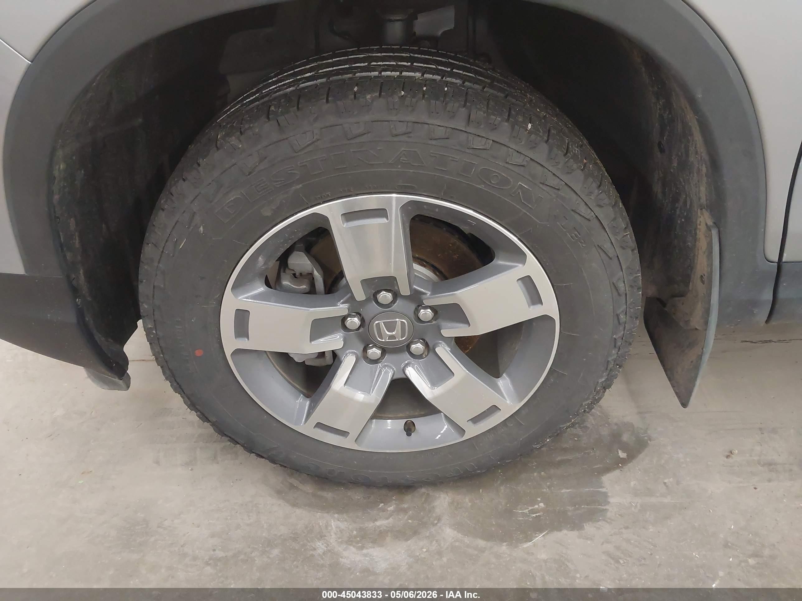 2024 Honda Ridgeline Rtl Серебряный vin: 5FPYK3F5XRB020294