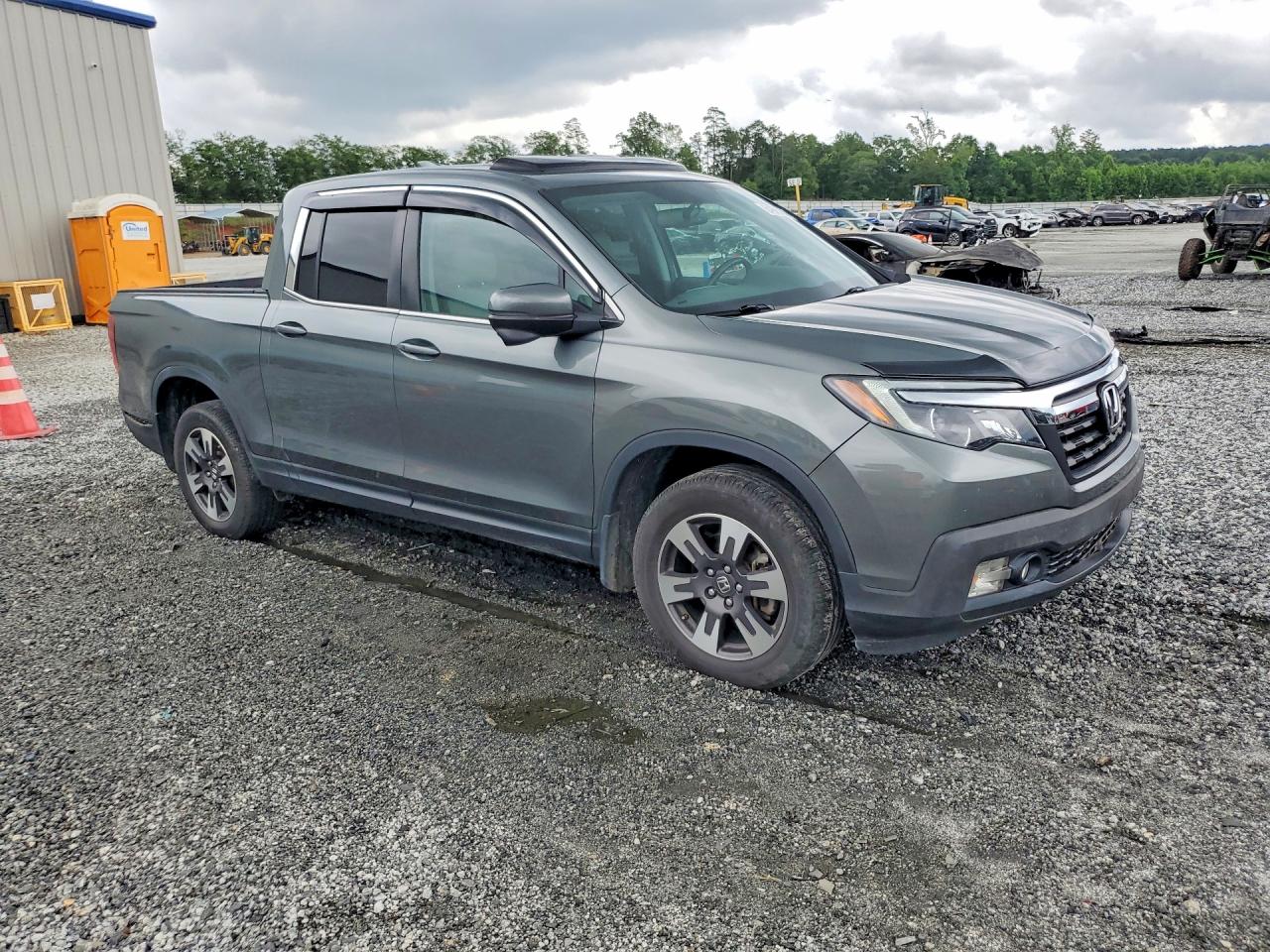 2019 Honda Ridgeline Rtl Gray vin: 5FPYK3F60KB025969