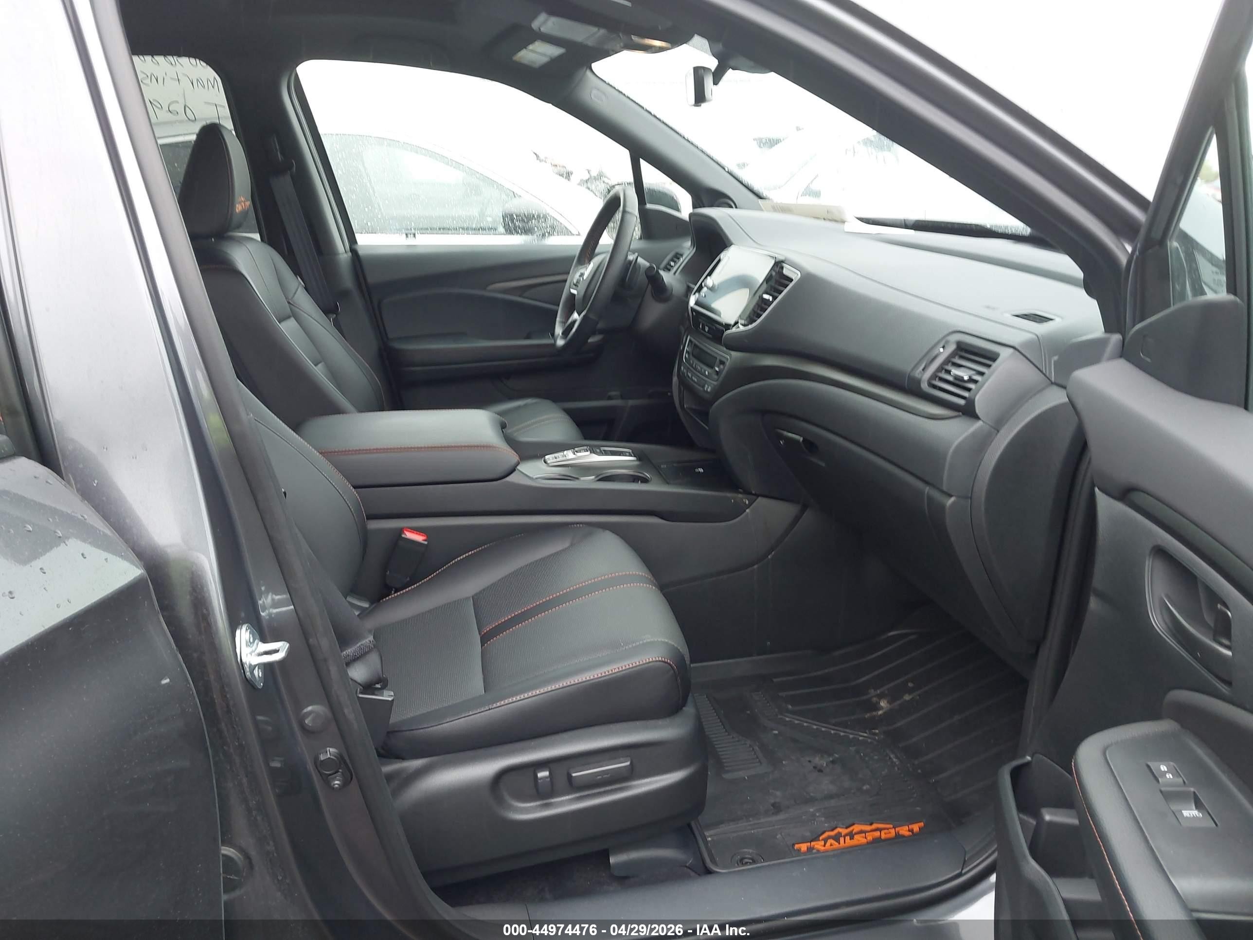 2025 Honda Ridgeline Trailsport Gray vin: 5FPYK3F62SB006758