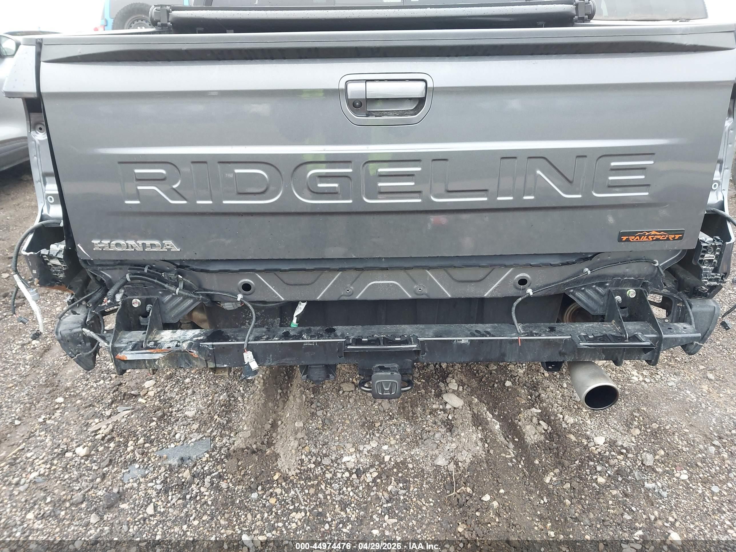 2025 Honda Ridgeline Trailsport Gray vin: 5FPYK3F62SB006758