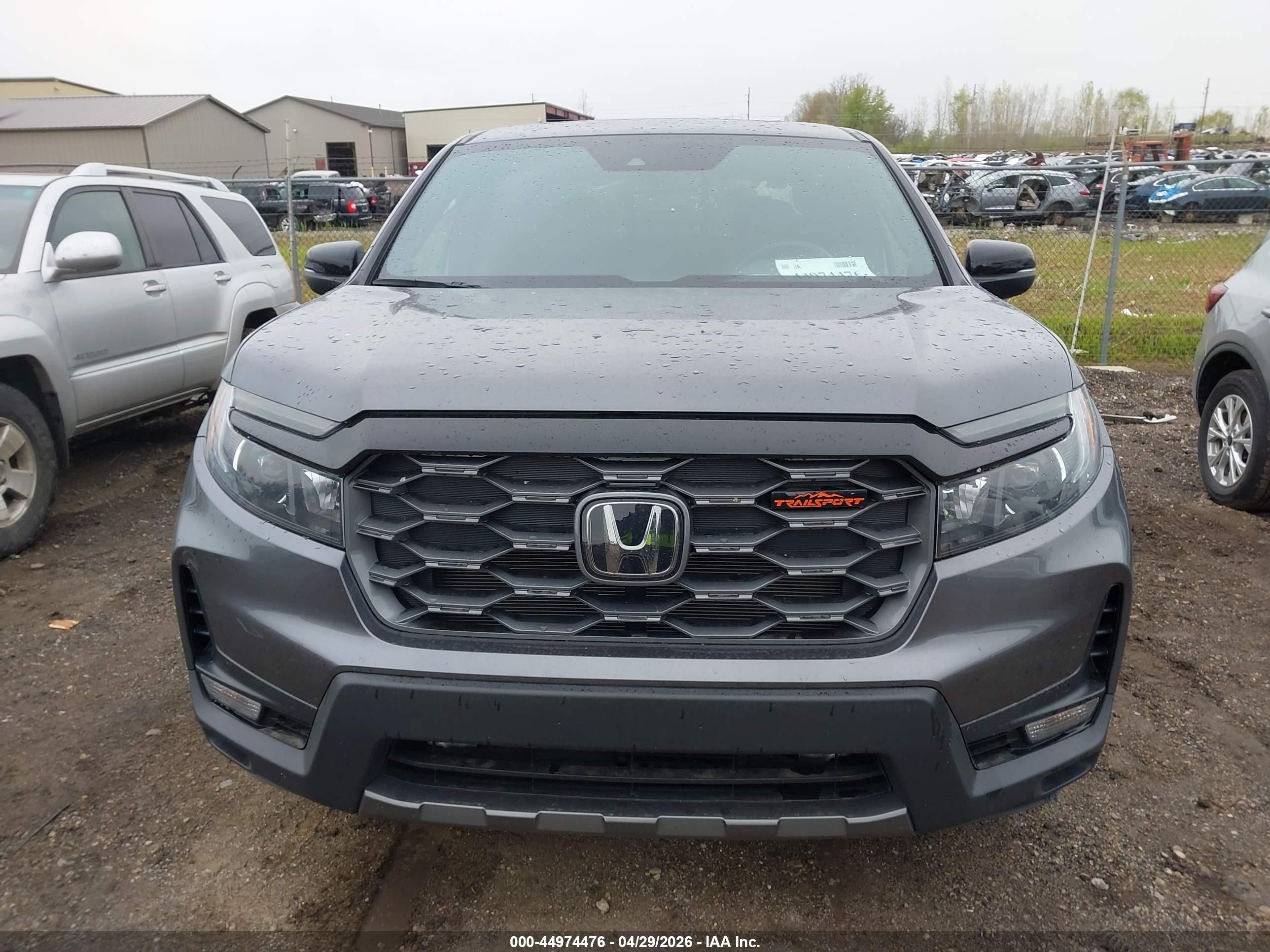 2025 Honda Ridgeline Trailsport Gray vin: 5FPYK3F62SB006758
