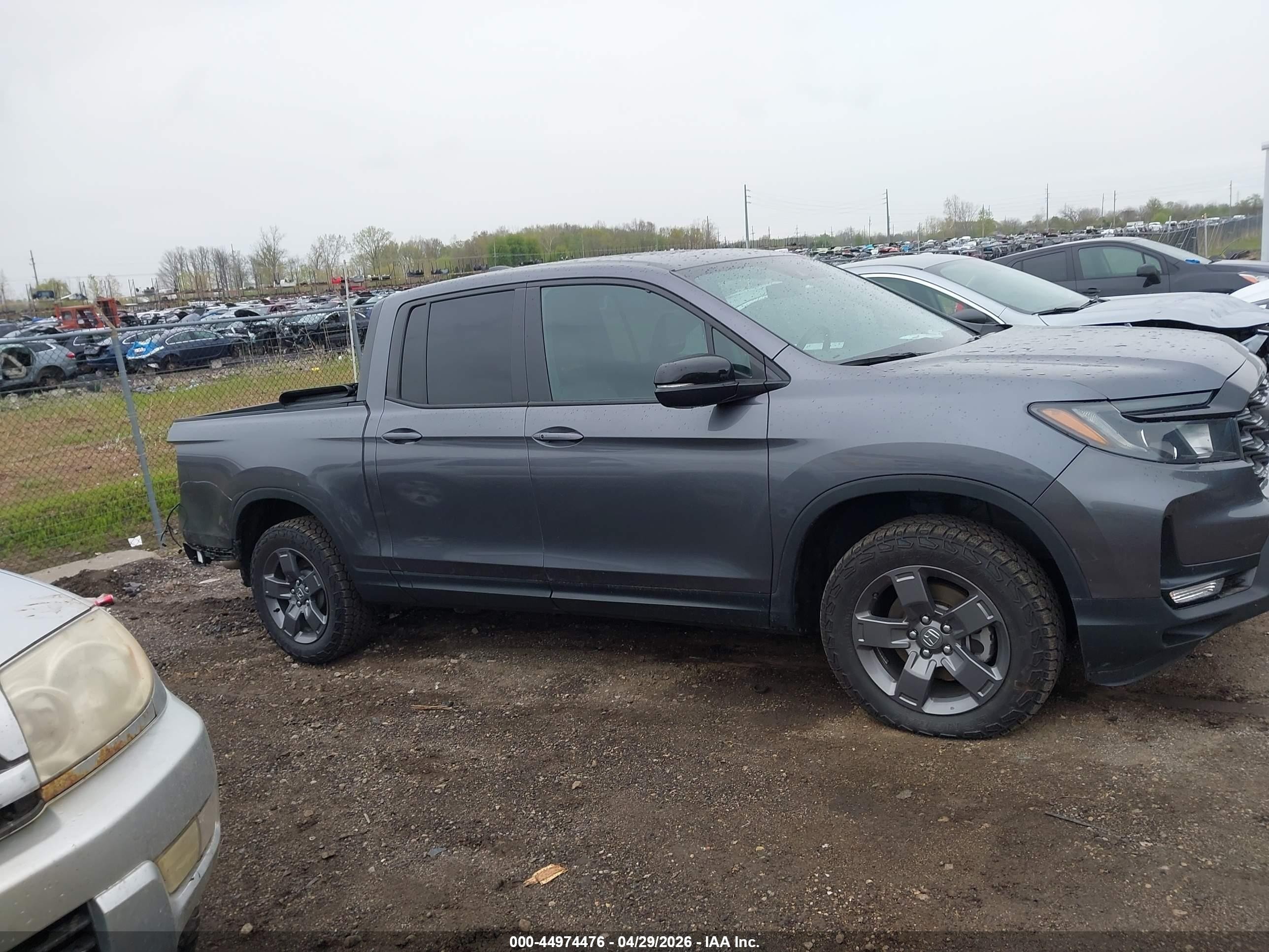 2025 Honda Ridgeline Trailsport Gray vin: 5FPYK3F62SB006758