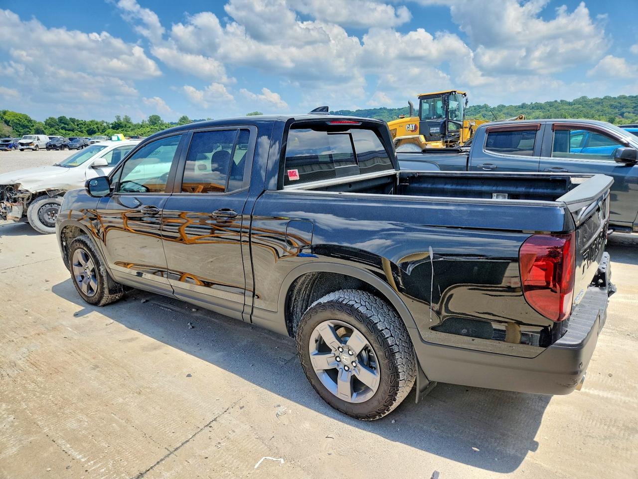 2025 Honda Ridgeline Trail Sport Black vin: 5FPYK3F64SB012481