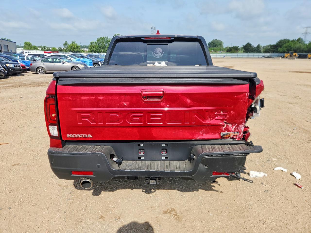 2024 Honda Ridgeline Trail Sport Red vin: 5FPYK3F65RB000057