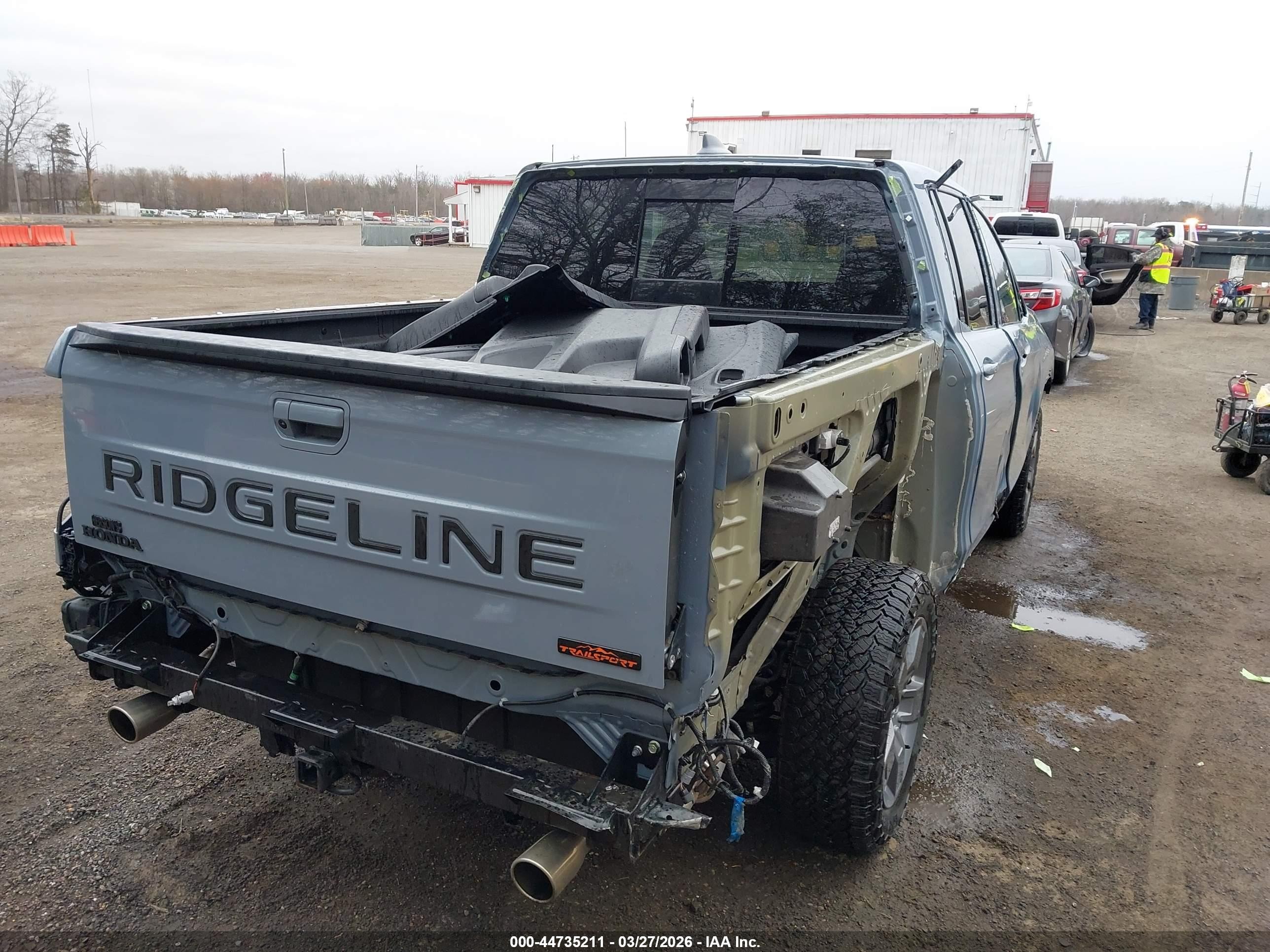 2024 Honda Ridgeline Trailsport Синий vin: 5FPYK3F65RB016436