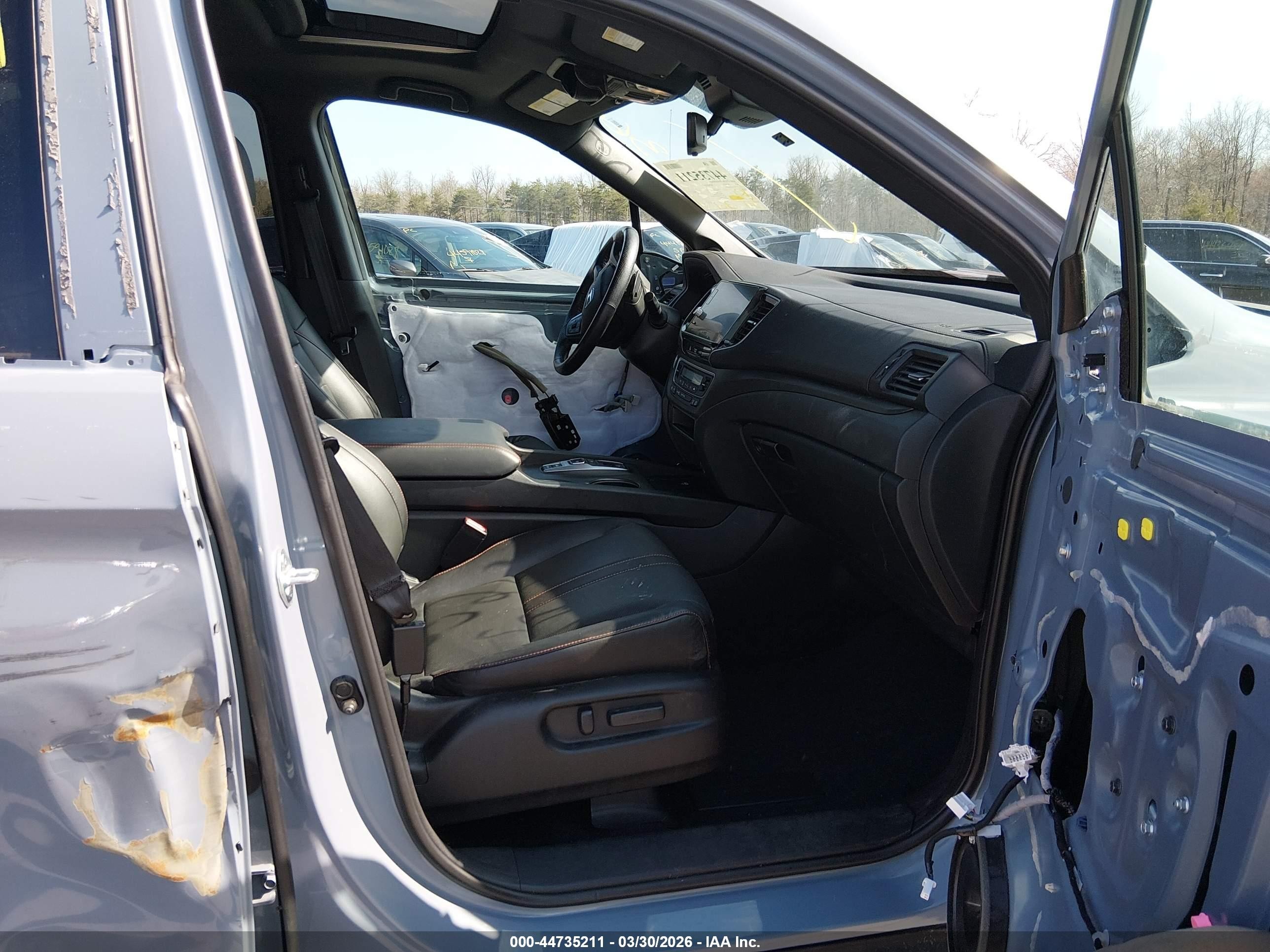 2024 Honda Ridgeline Trailsport Синий vin: 5FPYK3F65RB016436
