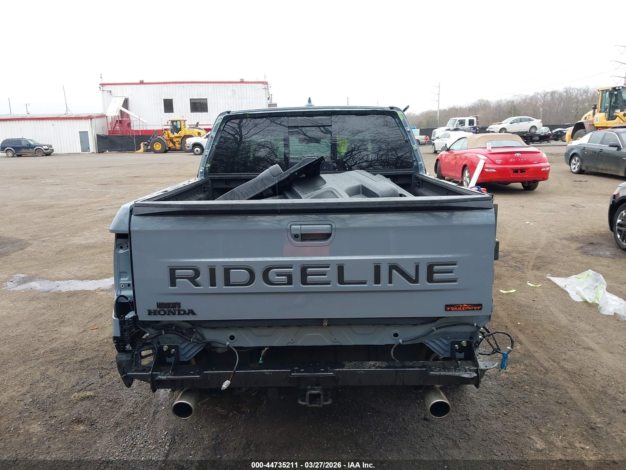 2024 Honda Ridgeline Trailsport Синий vin: 5FPYK3F65RB016436