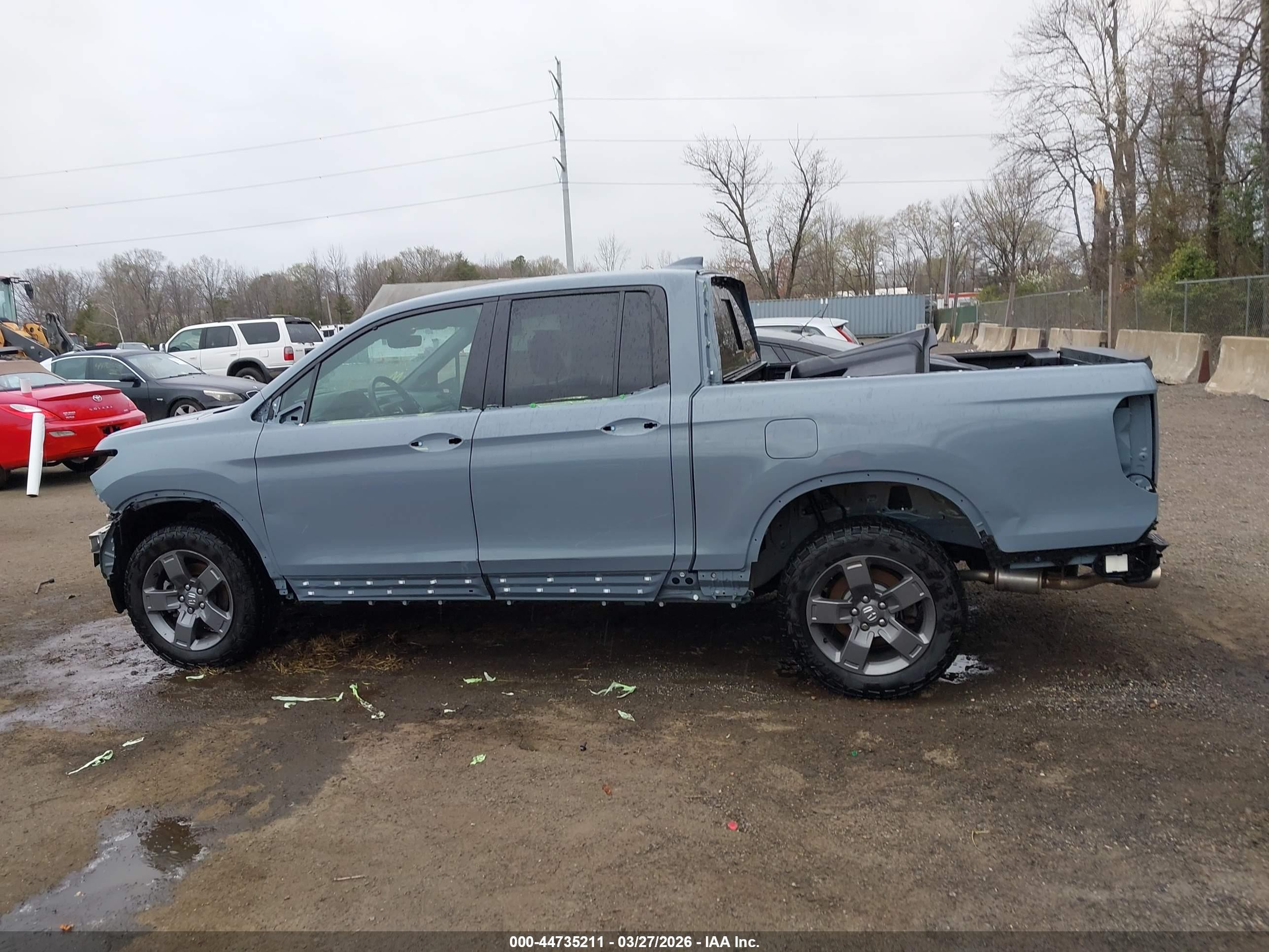 2024 Honda Ridgeline Trailsport Синий vin: 5FPYK3F65RB016436