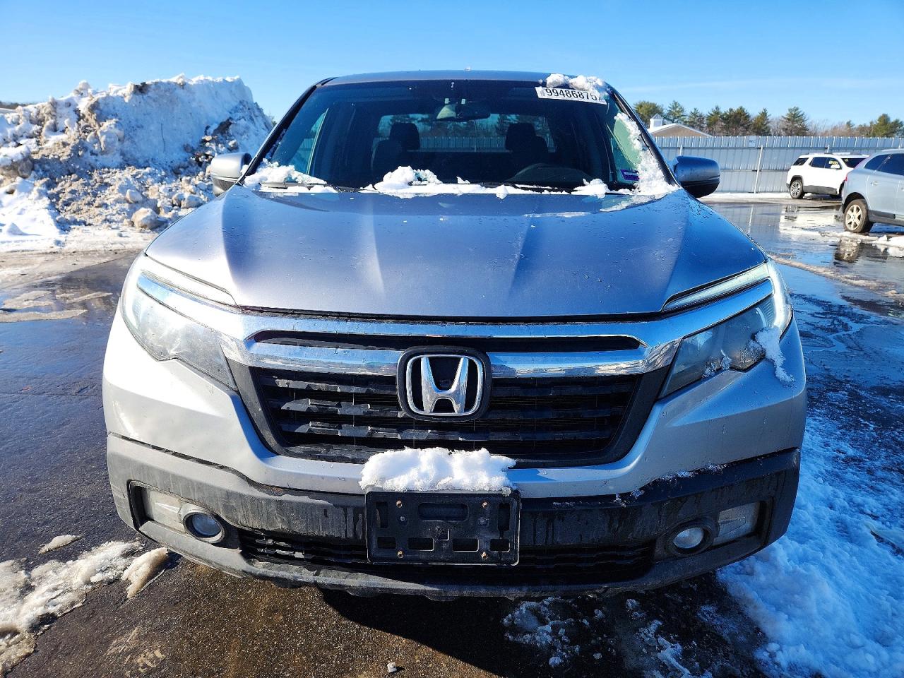 2017 Honda Ridgeline Rtl Gray vin: 5FPYK3F67HB003170
