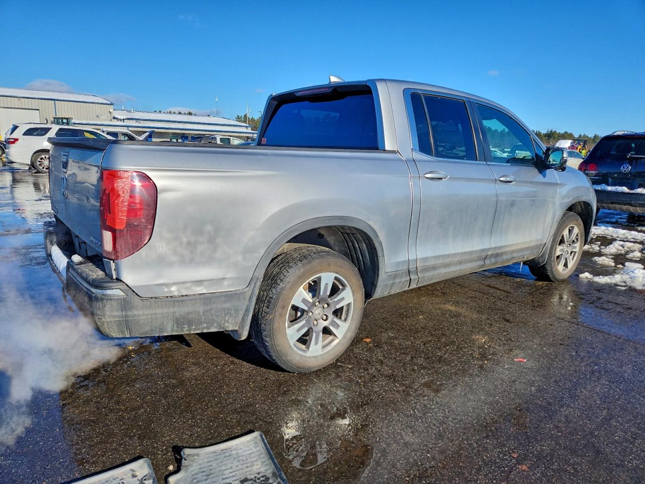 2017 Honda Ridgeline Rtl Gray vin: 5FPYK3F67HB003170